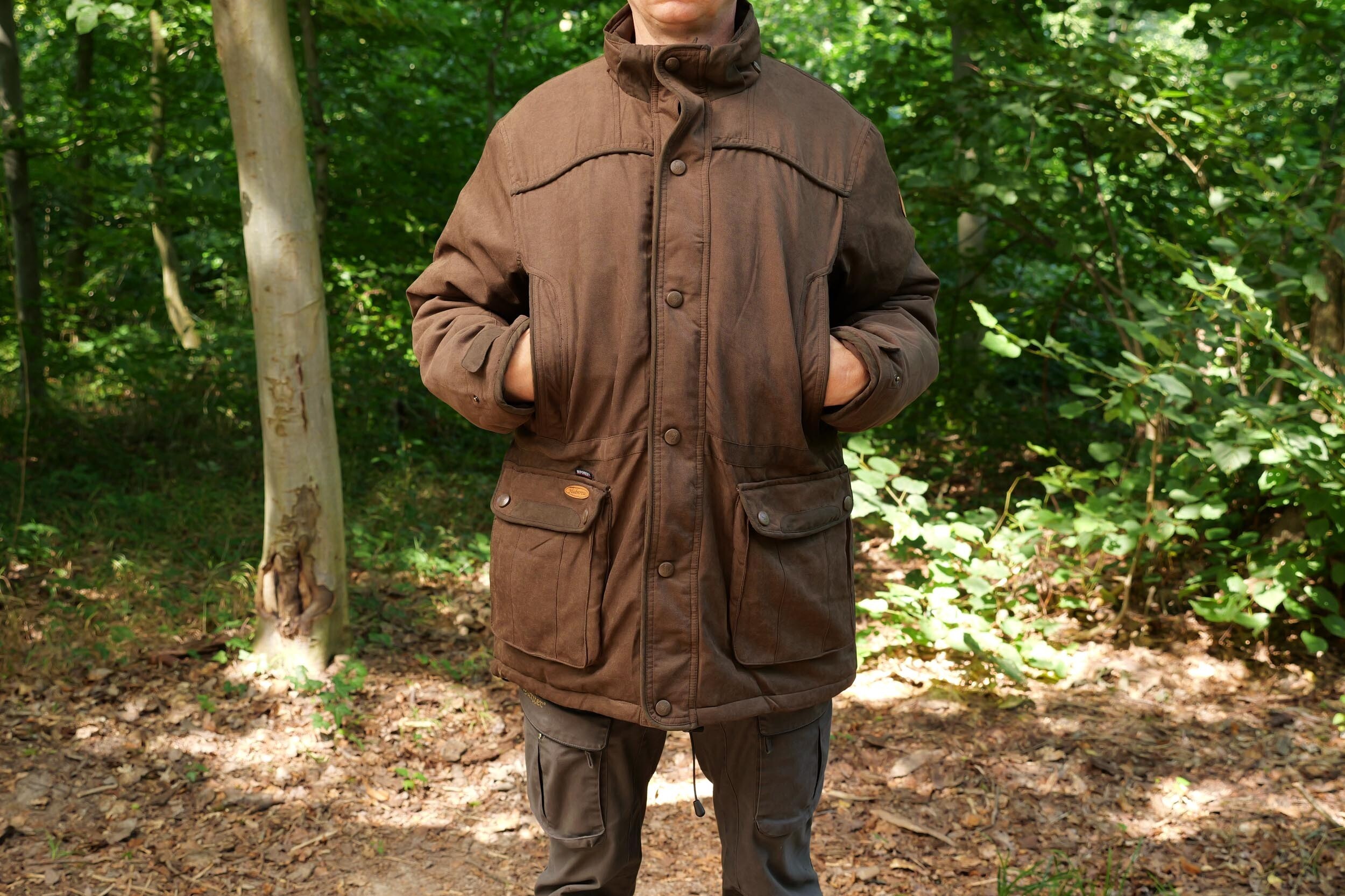 Hubertus Thermo-Jagdjacke OS 60 Miporex (vintage brown)