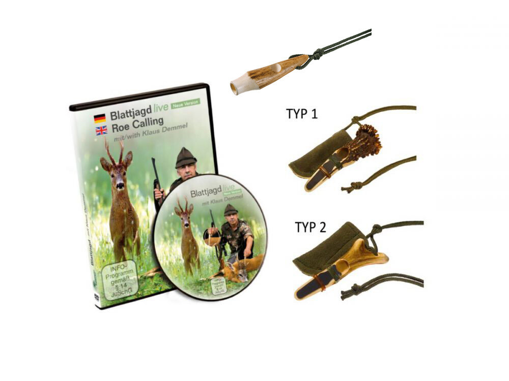 Rottumtaler Blattjagd Set III (Blatter, Kitzfiep, DVD)