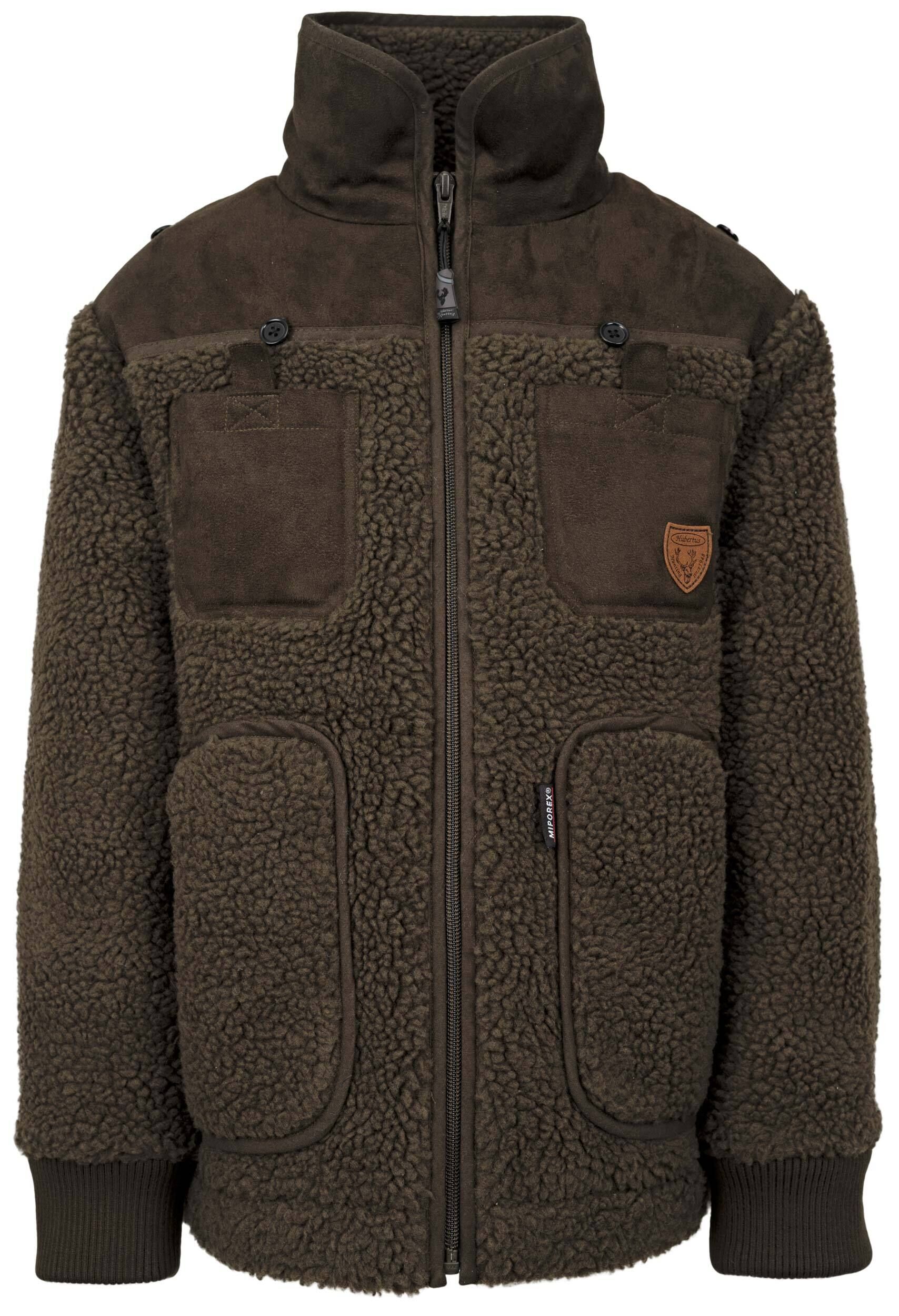 Hubertus Kinder-Faserpelzjacke (oliv)
