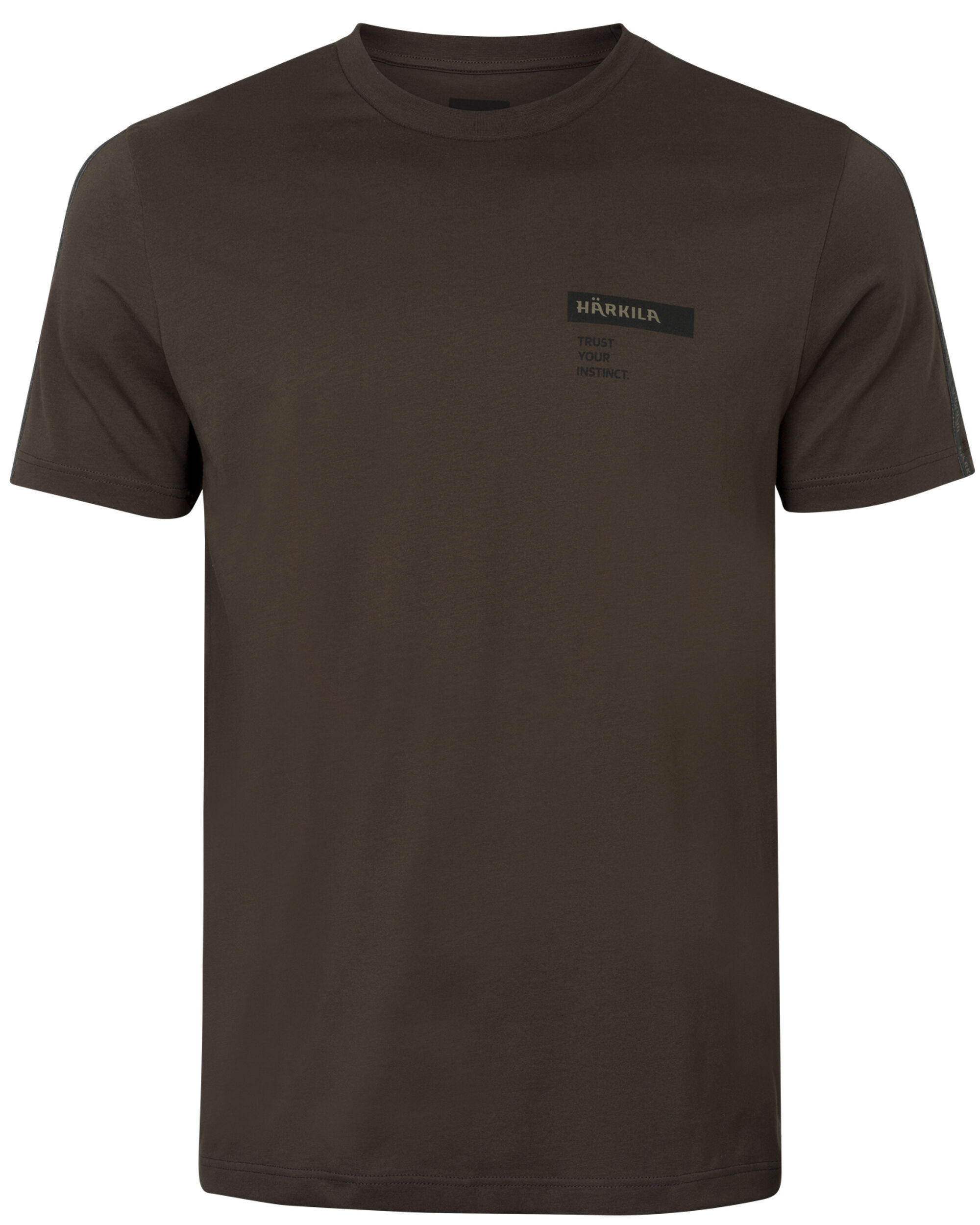 Härkila logo band T-Shirt (Shadow brown/Tarmac)