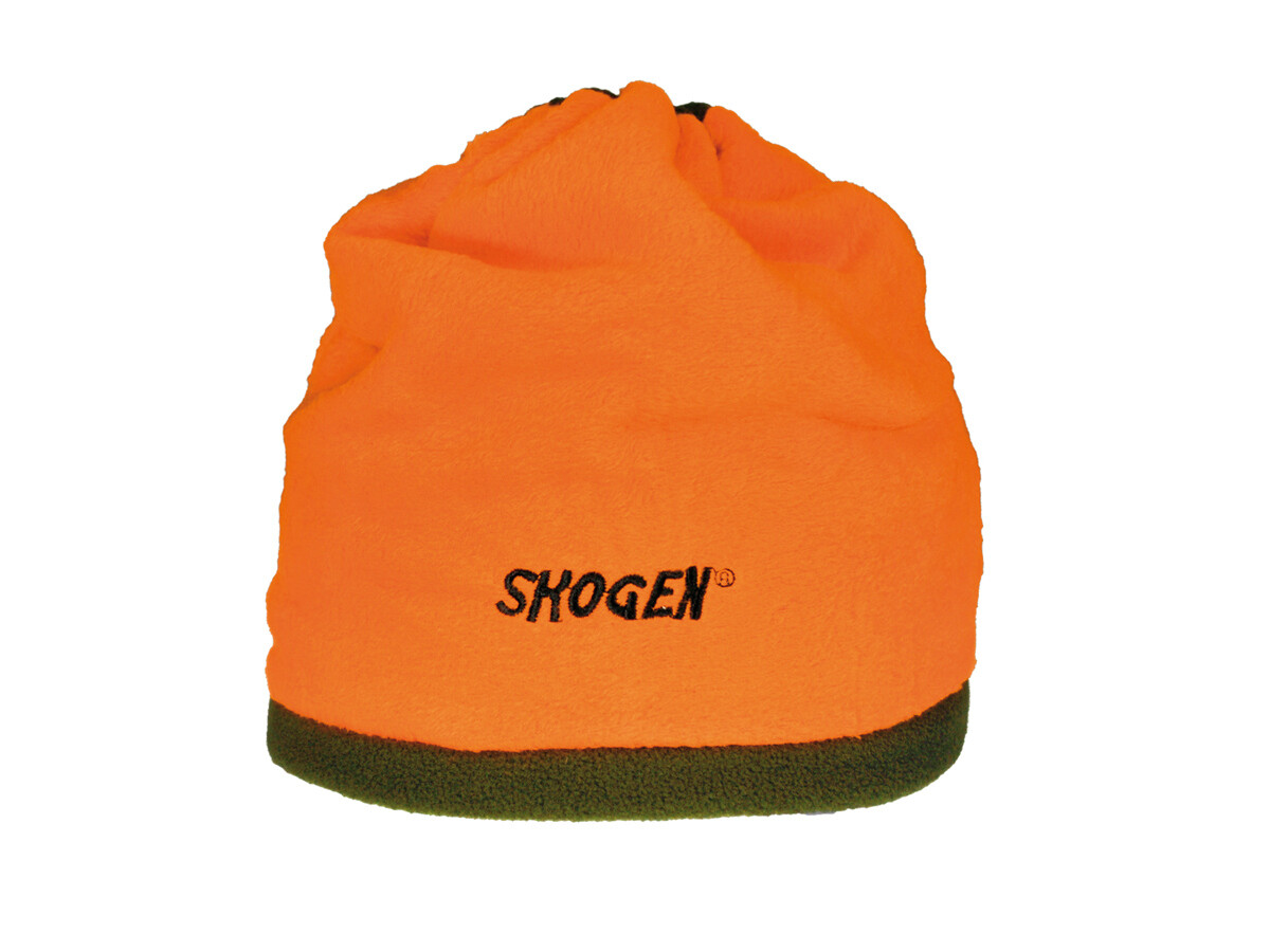 Skogen Neckwarmer wendbar (grün-orange)
