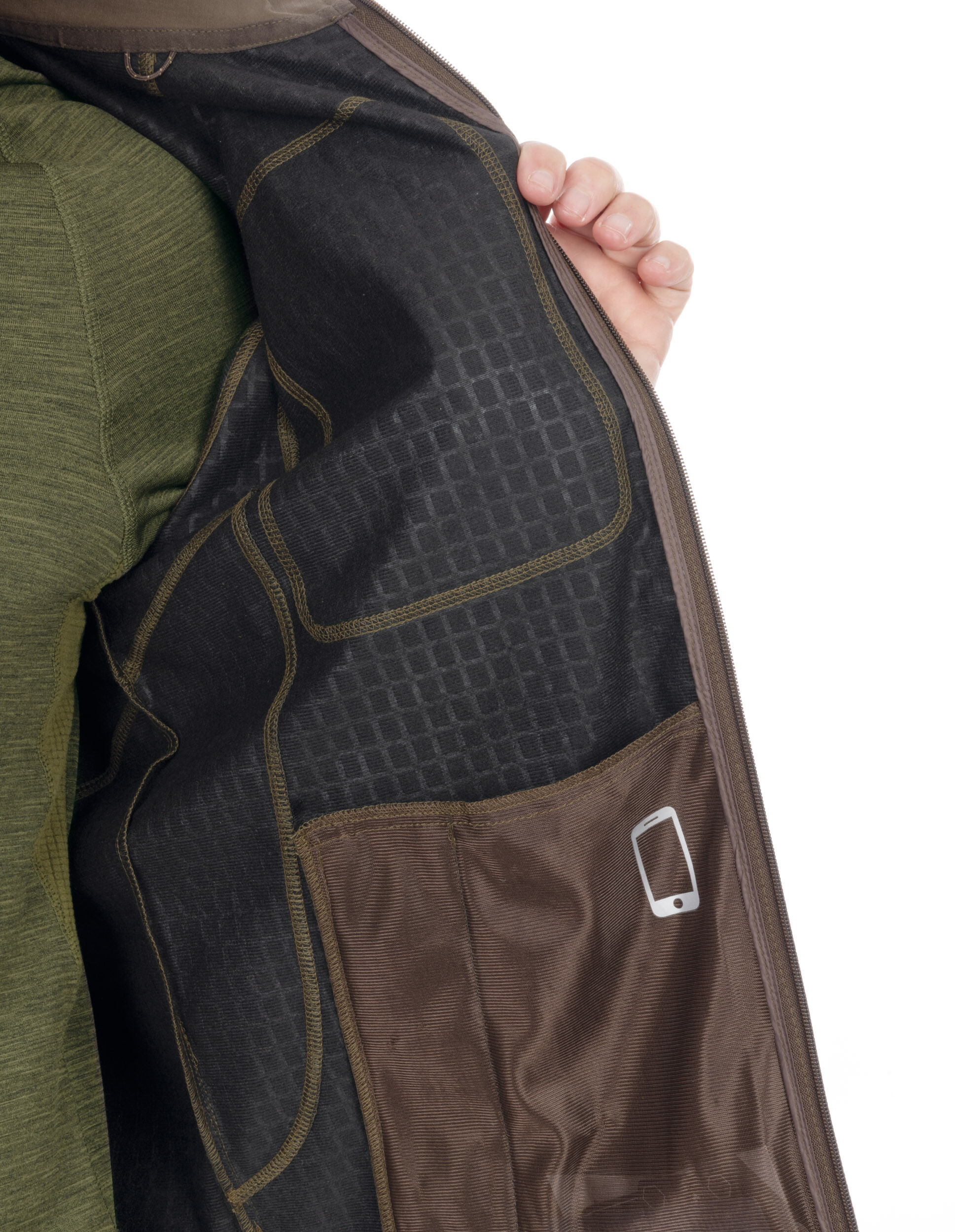 Hart Strickpulli Ibice-PS (Dark Olive)