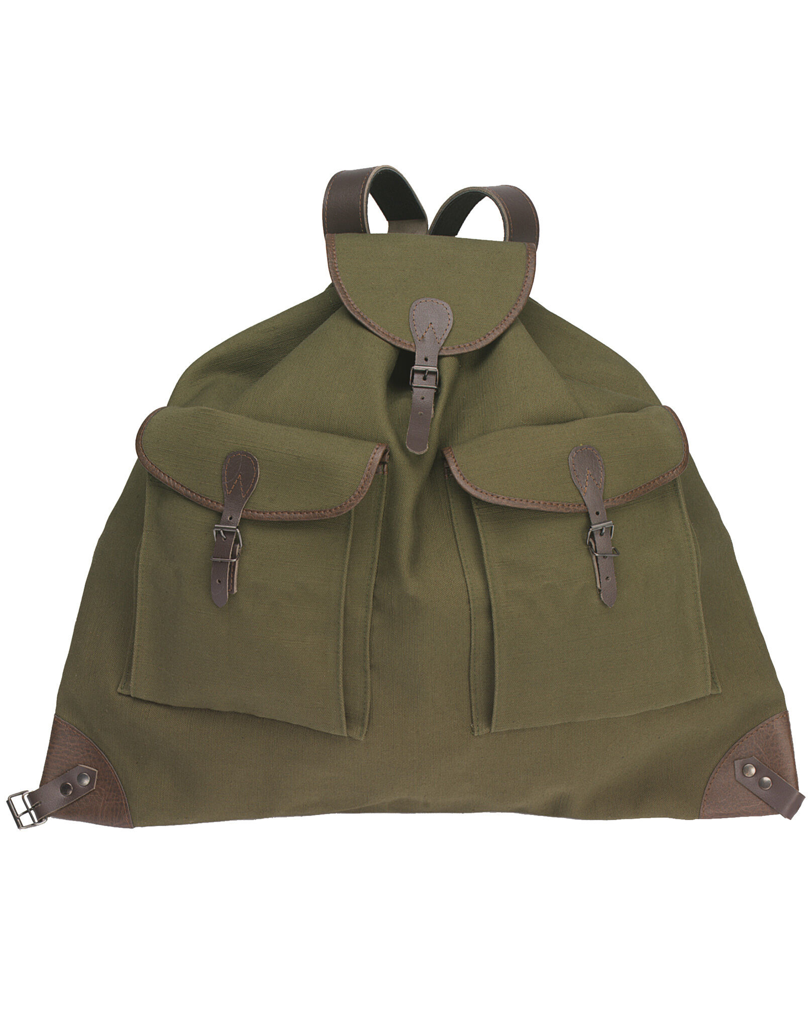 AKAH Canvas-Rucksack groß (grün)