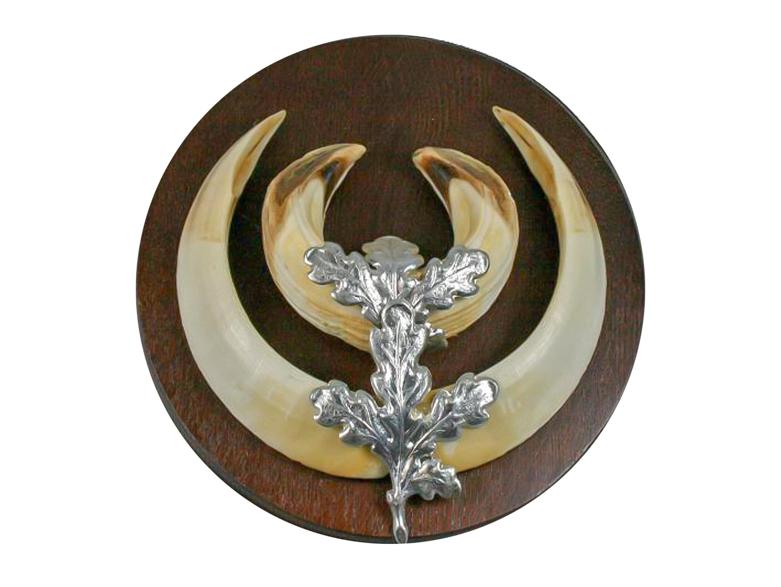 Eurohunt Eichenlaub für Keilerwaffen 4er-Pack (silberfarben) Eurohunt Eichenlaub für Keilerwaffen 4er-Pack (silberfarben)