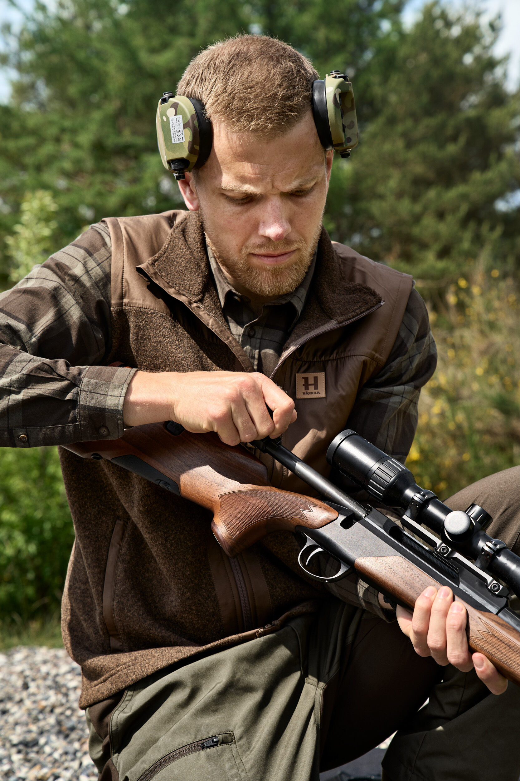 Härkila Fleeceweste Kalix (Dark earth)