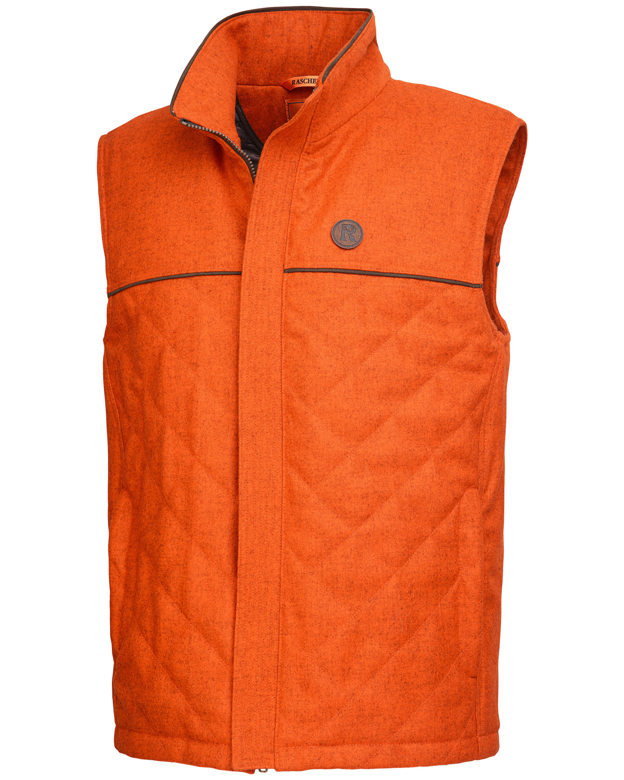 Rascher Signal-Lodensteppweste Prestige (orange-melange) Rascher Signal-Lodensteppweste Prestige (orange-melange)