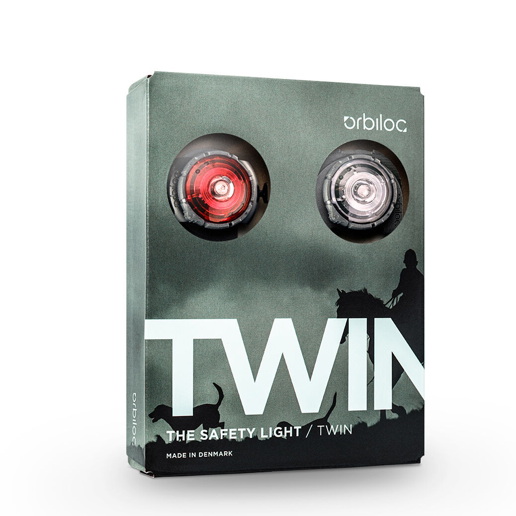 Orbiloc Twin Pack Hund (weiß und rot) Orbiloc Twin Pack Hund (weiß und rot)