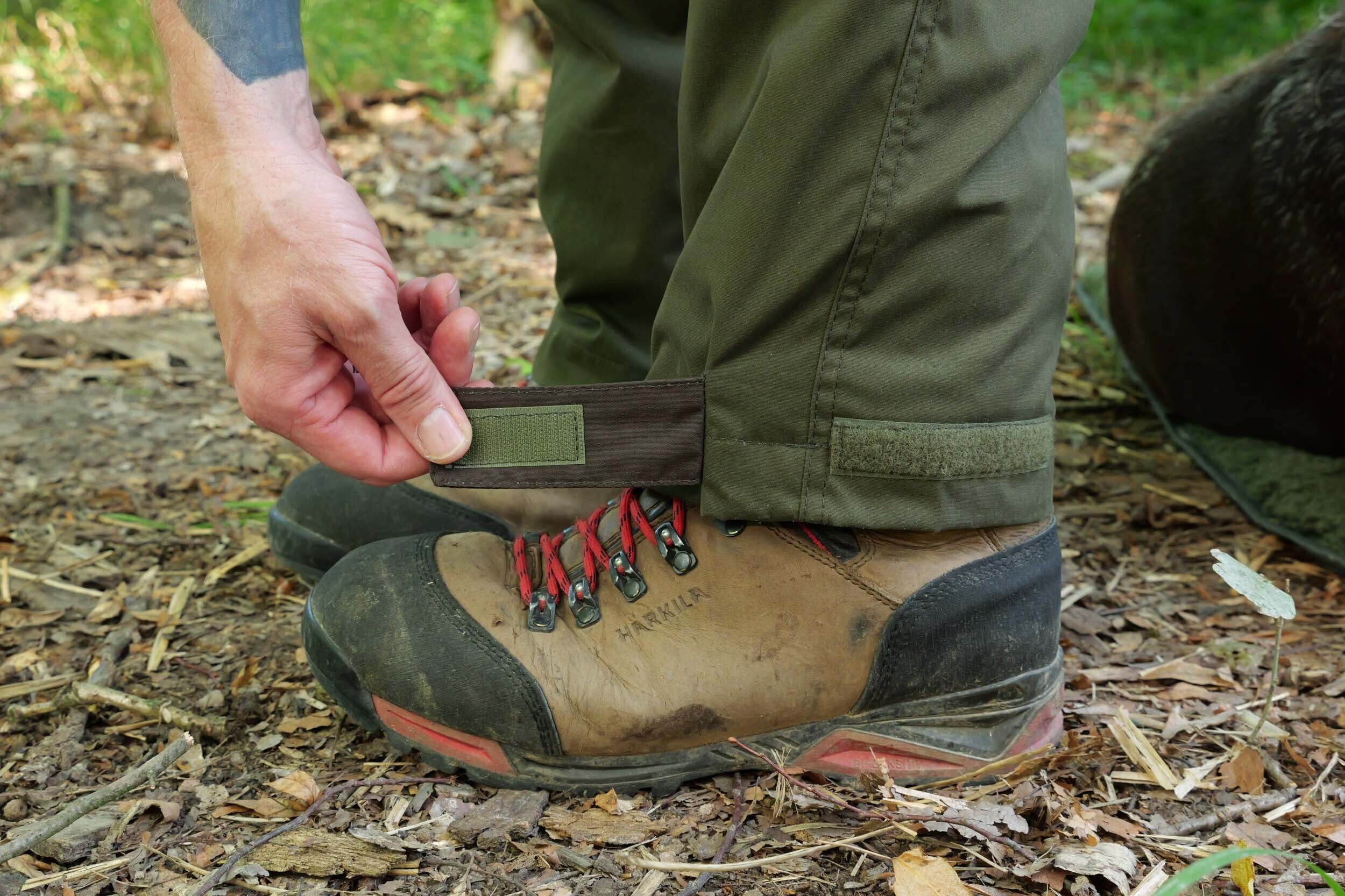 Hubertus Outdoorhose OS 50 Membran Blattschuss (oliv/braun)