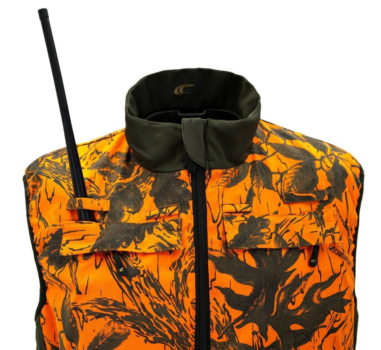 Carinthia G-LOFT Ultra Lodenweste wendbar (Blaze Camo / grün)
