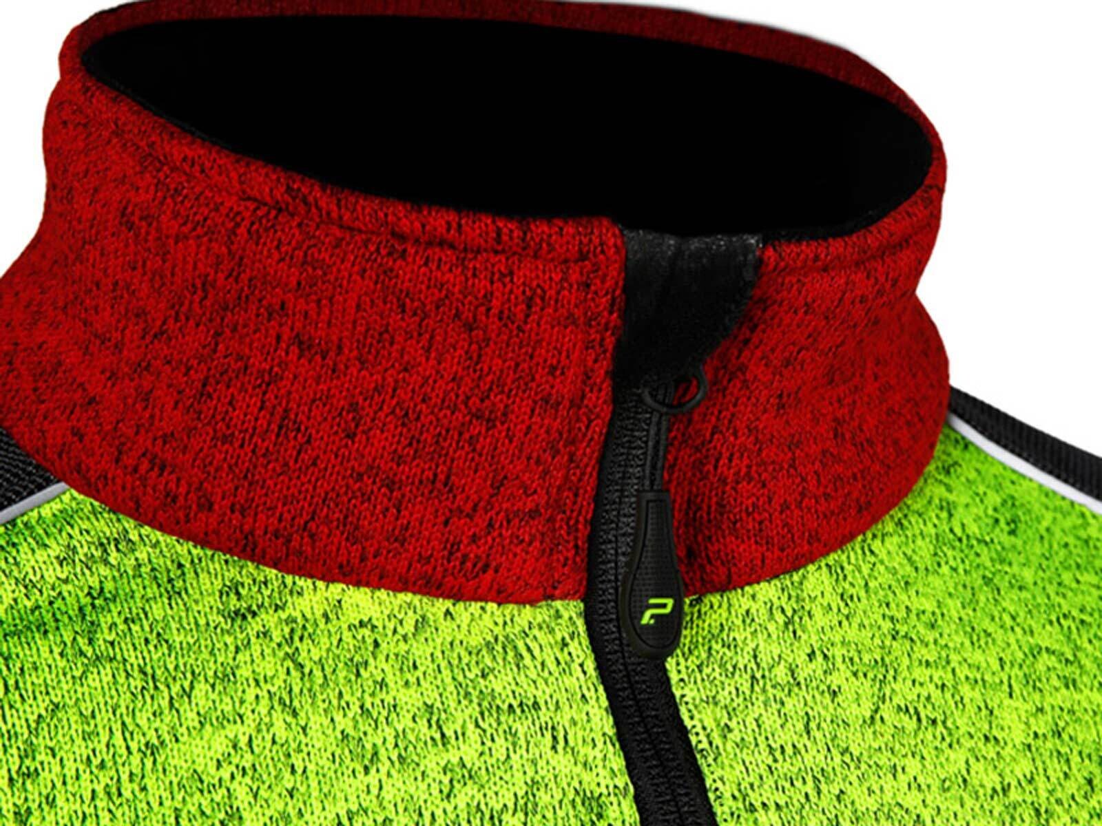 PSS X-treme Arctic Faserstrickjacke (rot/neongelb) PSS X-treme Arctic Faserstrickjacke (rot/neongelb)