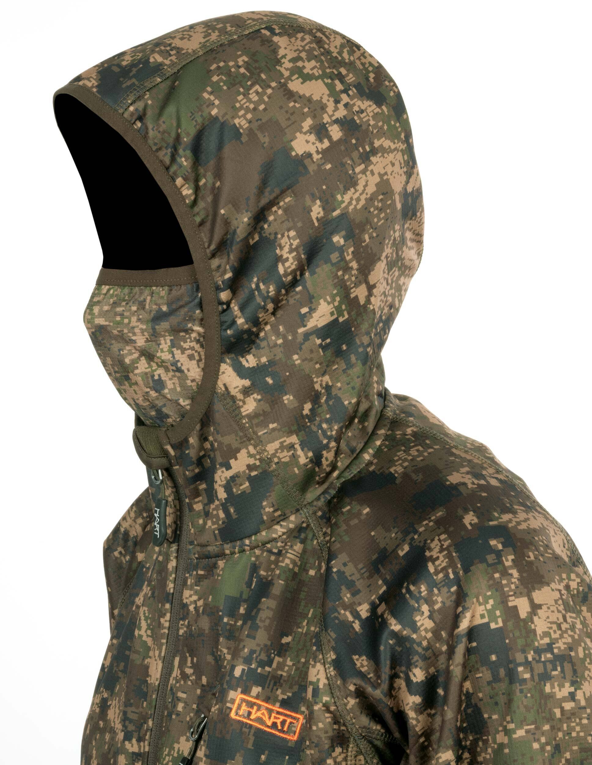 Hart Hoodie-Jacke Stilk-HXT Damen (pixel forest)