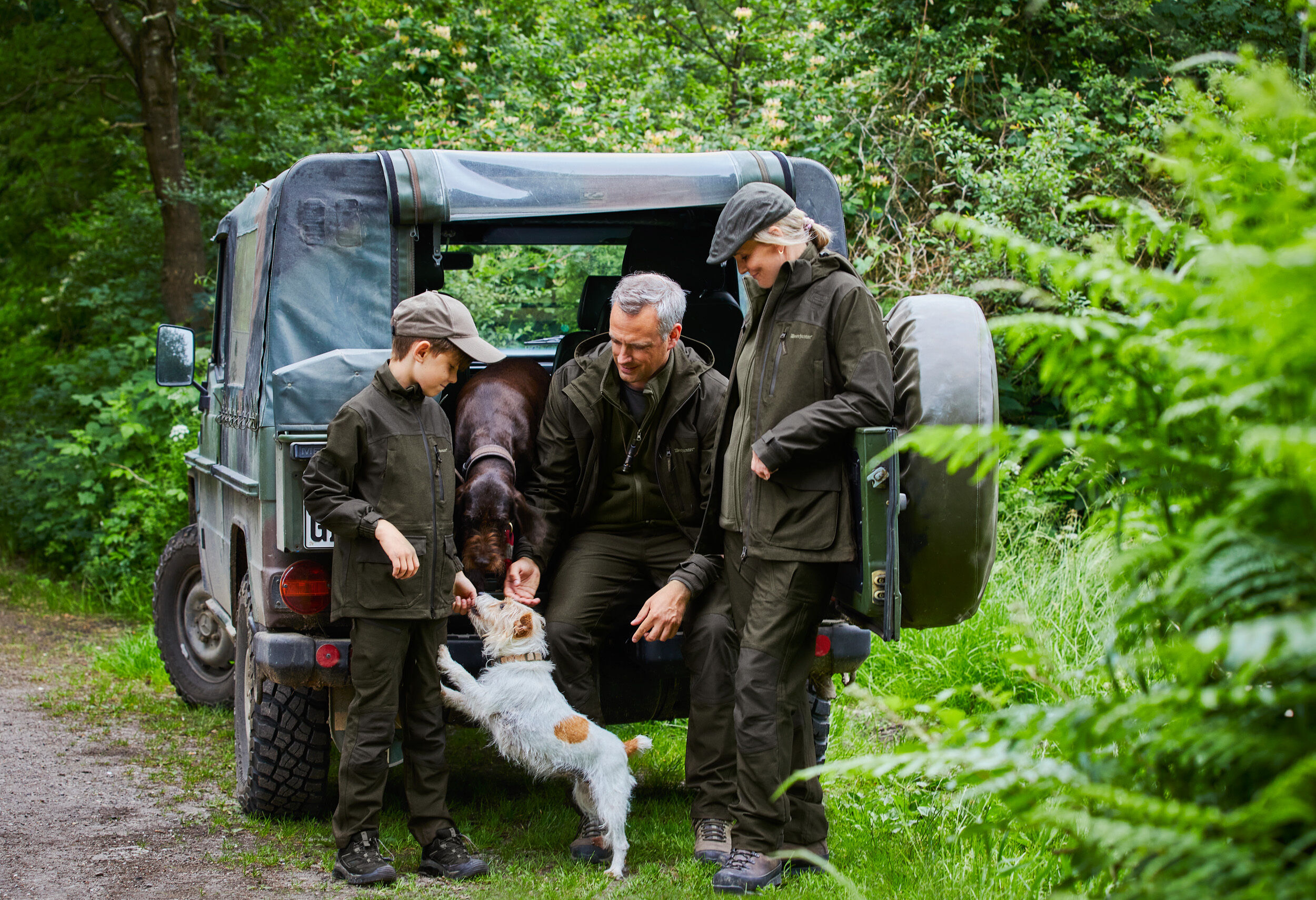 Deerhunter Lady Chasse Jacke (Olive Night melange)
