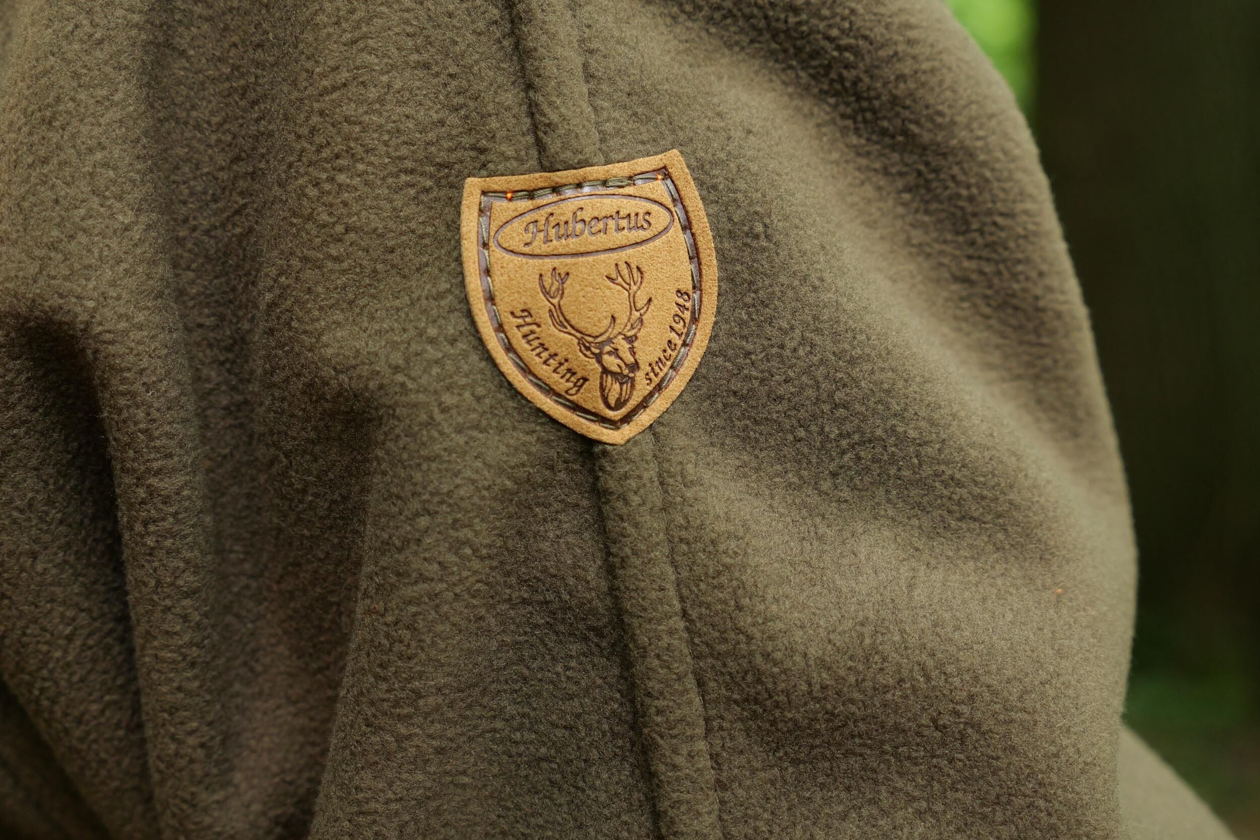 Hubertus Warn-Wende-Fleecejacke Pirsch Camo (oliv/orange)