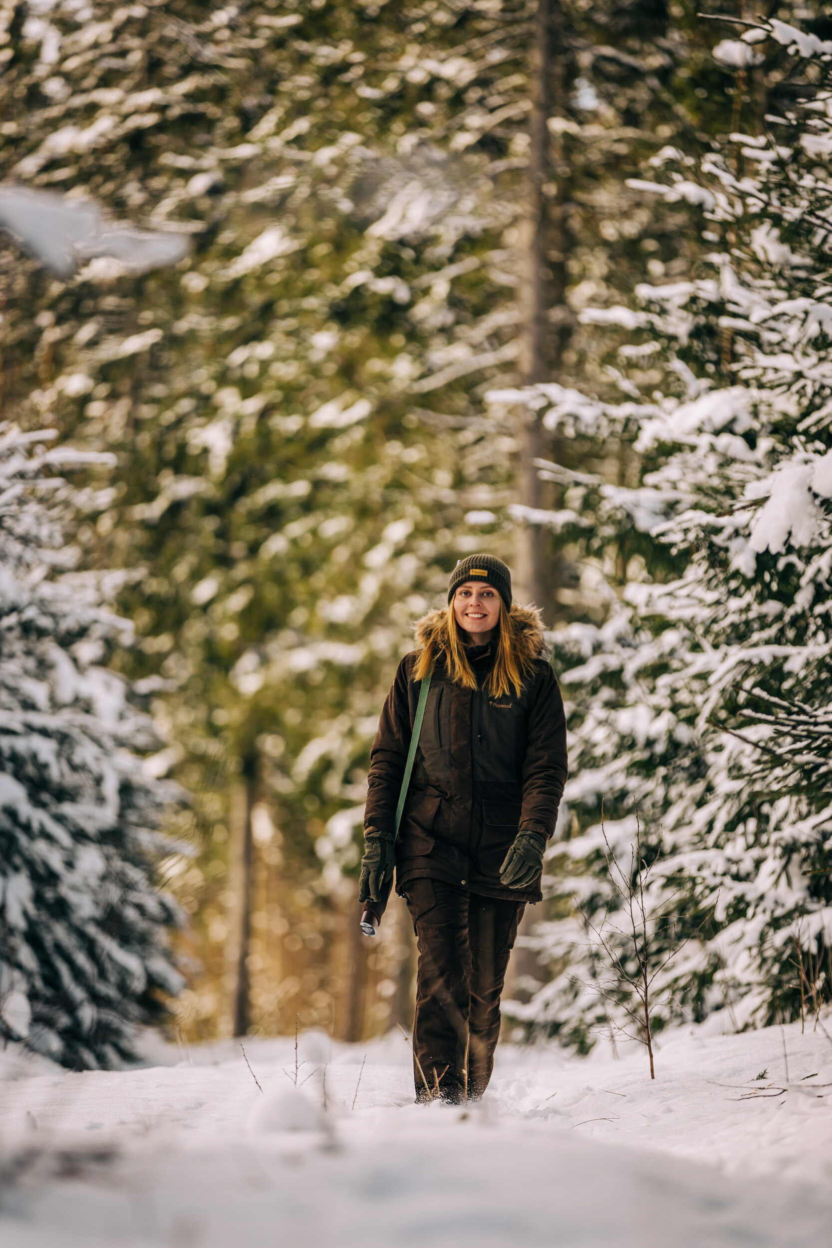 Pinewood Abisko 2.0 Winterjacke Damen (Suede Brown) Pinewood Abisko 2.0 Winterjacke Damen (Suede Brown)