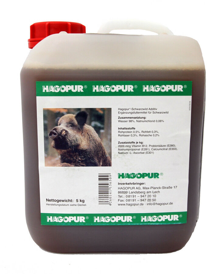Hagopur Schwarzwildadditiv (5 l) Hagopur Schwarzwildadditiv (5 l)