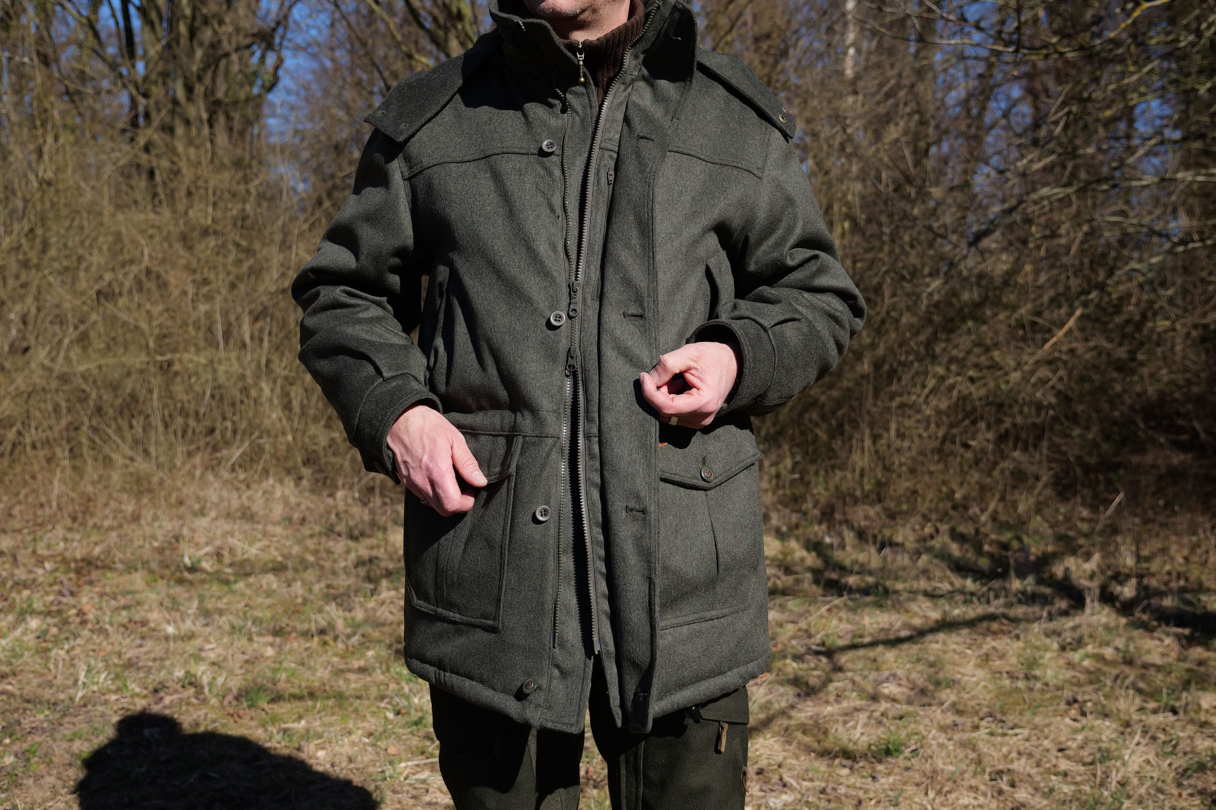 Hubertus Lodenjacke Forest (oliv)