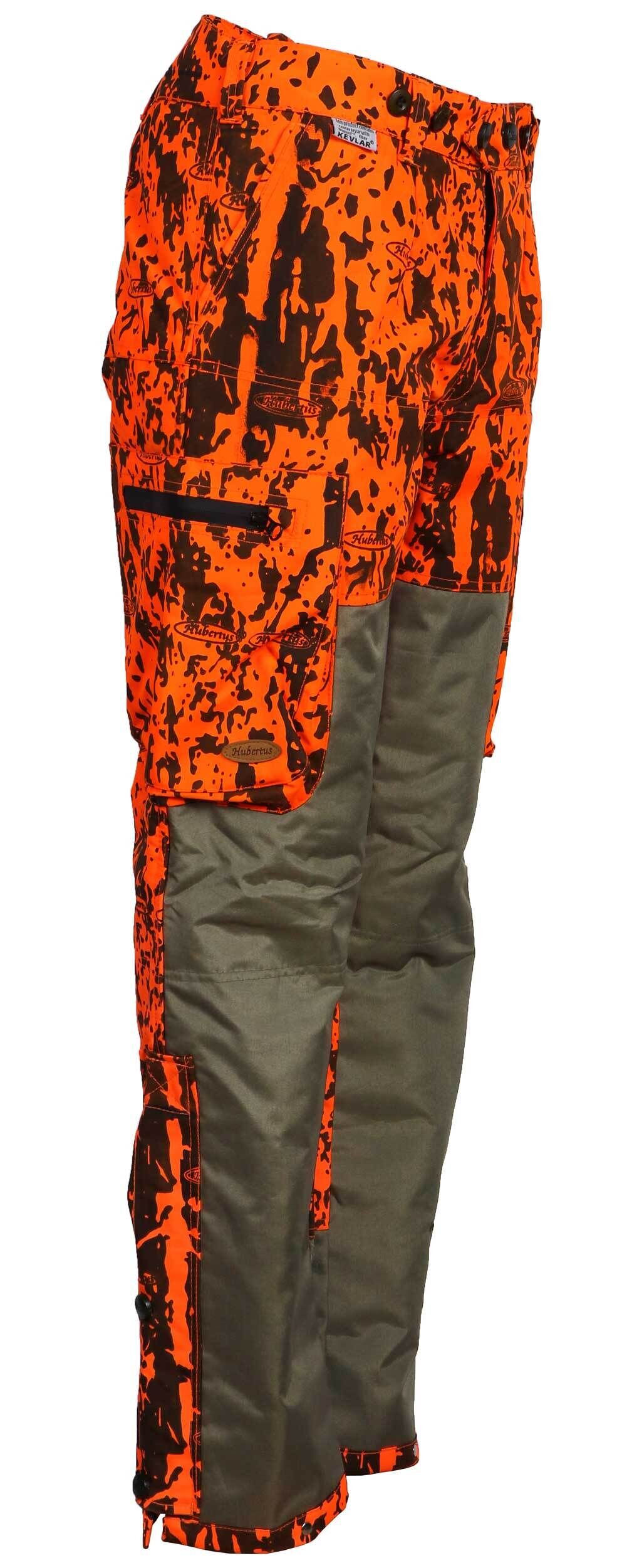 Hubertus Sauenschutzhose Hundeführer Drückjagd (orange/oliv) Hubertus Sauenschutzhose Hundeführer Drückjagd (orange/oliv)