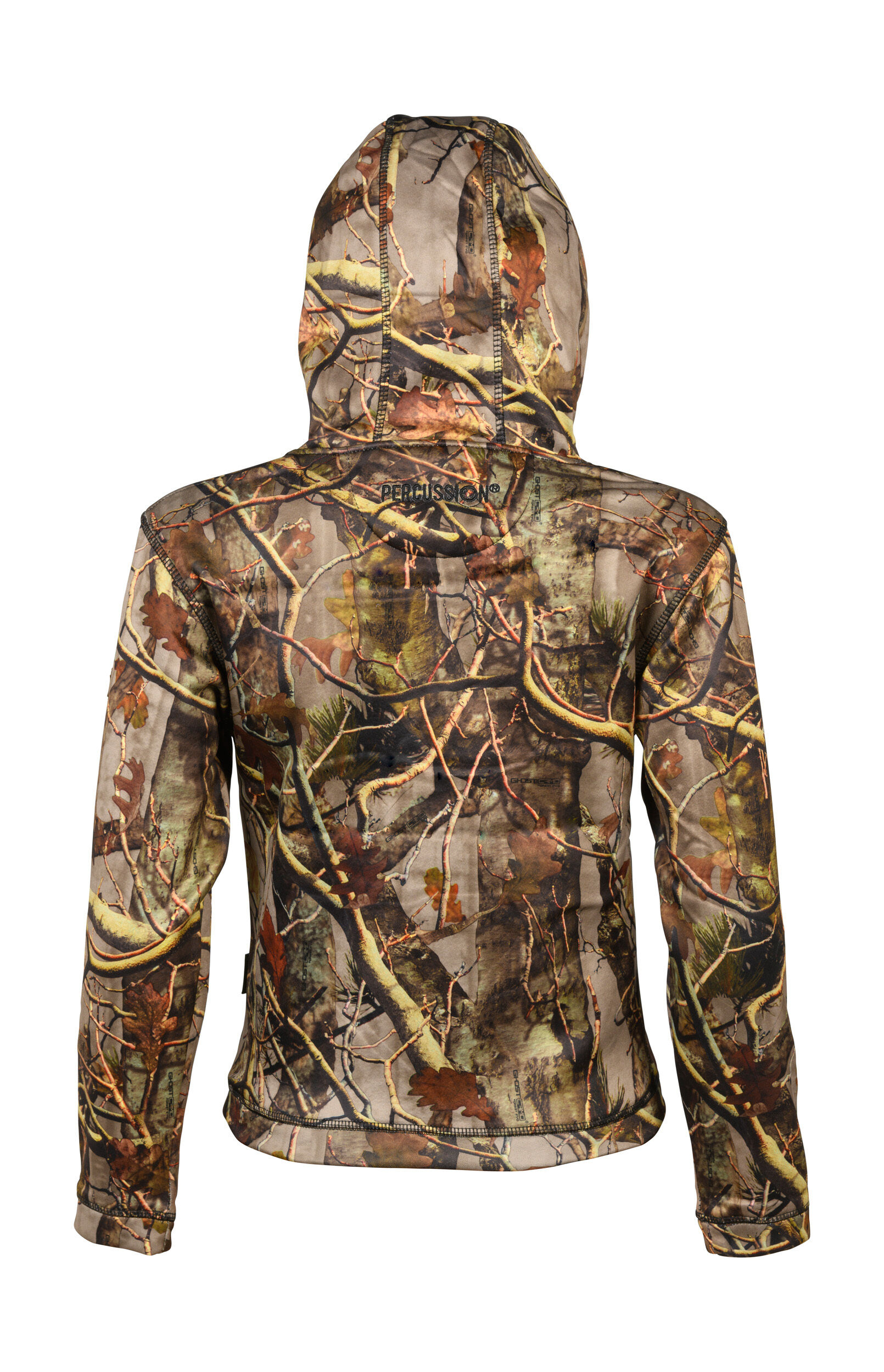 Percussion Kapuzenhoodie für Kinder (ghostcamo forest)