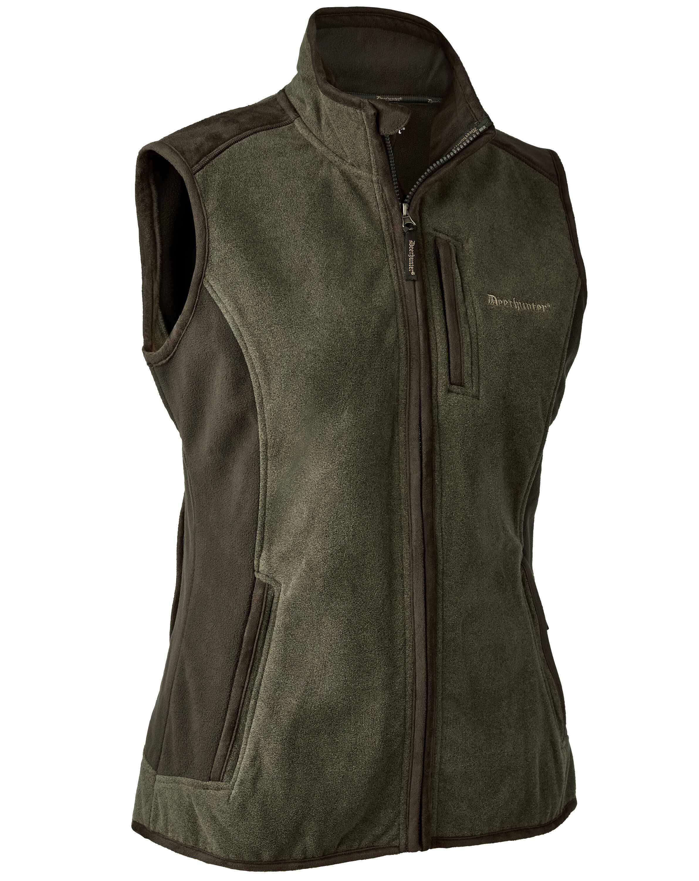 Deerhunter Lady Pam Bonded Fleeceweste (Graphite Green Melange )