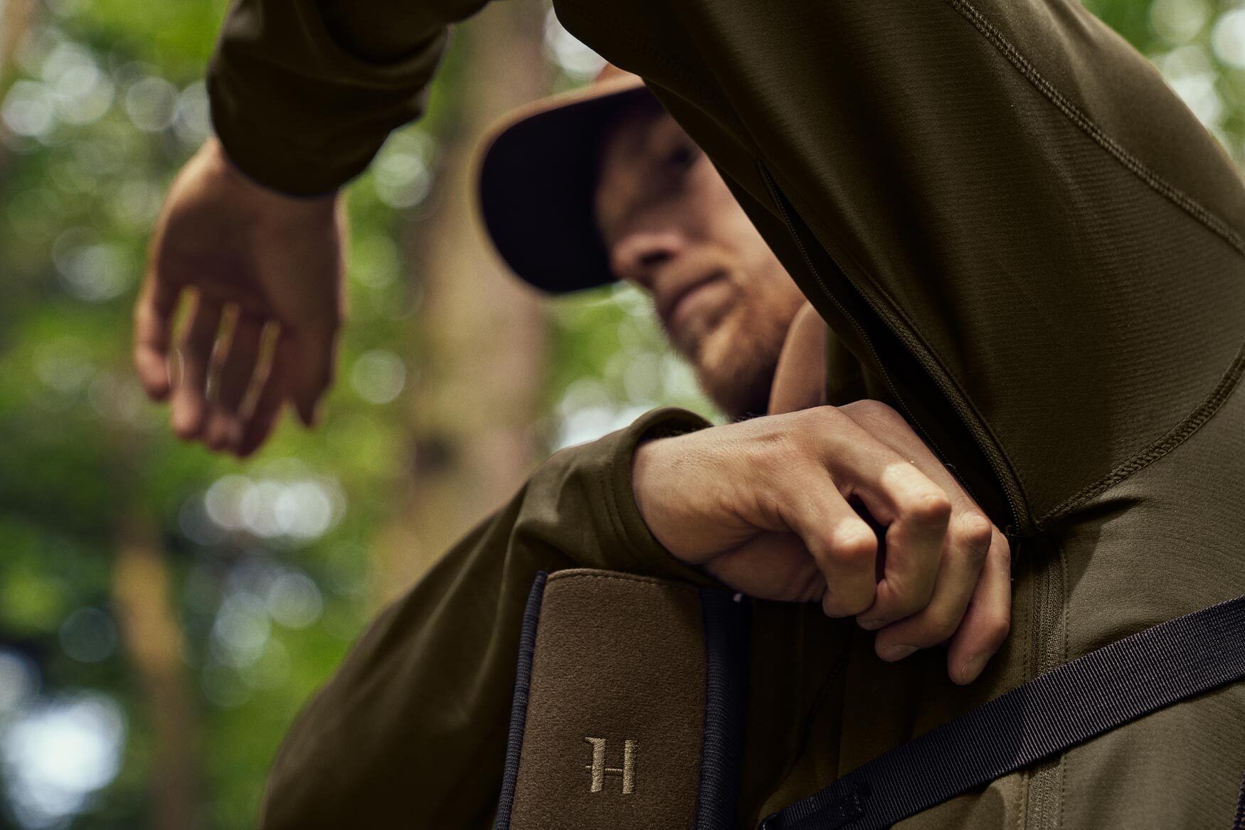 Härkila Deer Stalker Fleecehoodie (Willow green/Shadow brown) Härkila Deer Stalker Fleecehoodie (Willow green/Shadow brown)