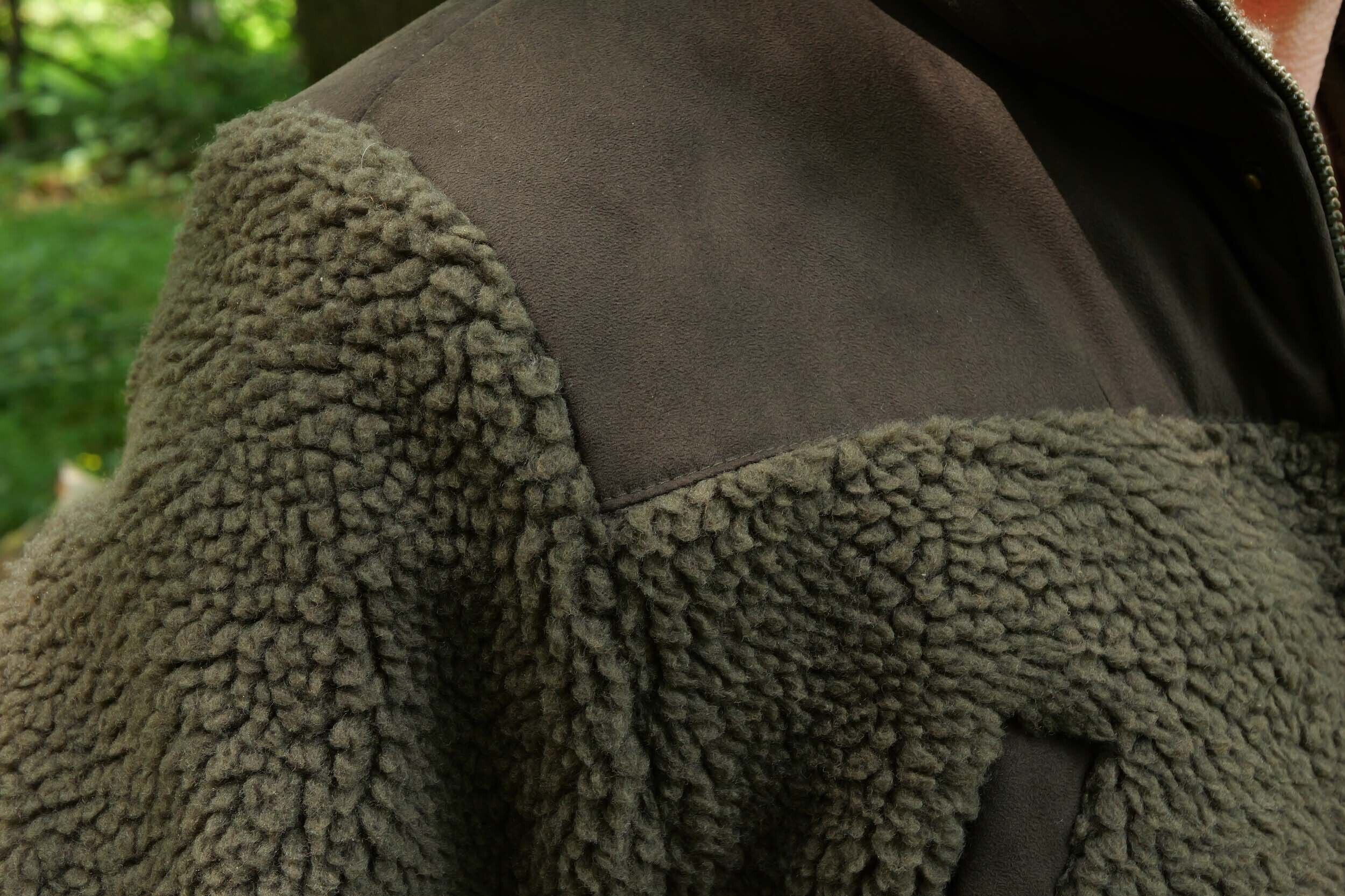 Hubertus Warn-Wende-Faserpelzjacke Drückjagd (oliv)