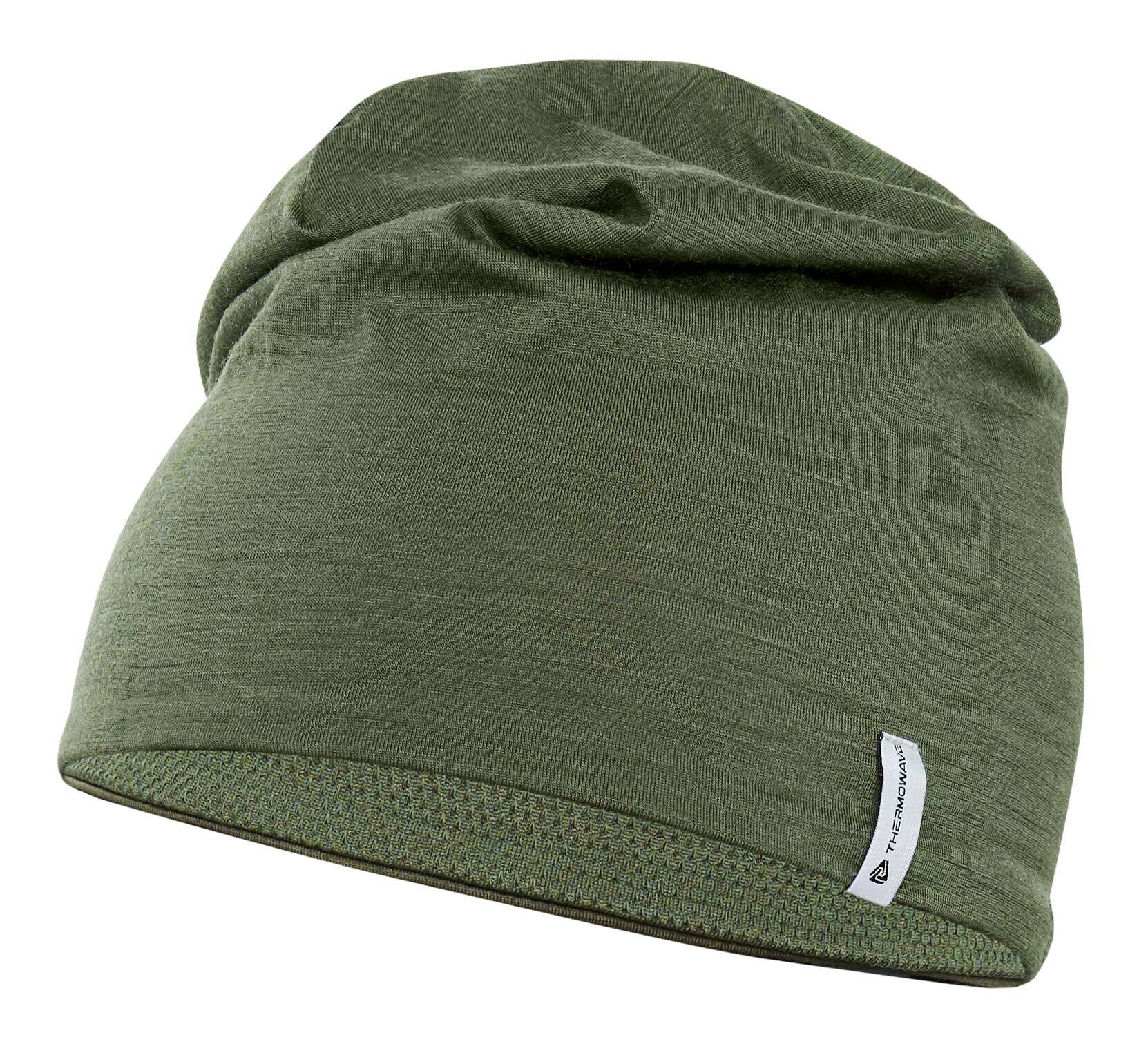 Thermowave Merino-Mütze (grün)