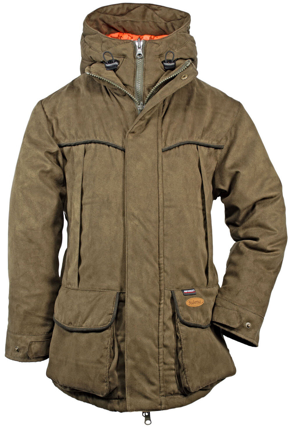 Hubertus Micro Camo Kinder-Wendejacke Janus (oliv/orange)