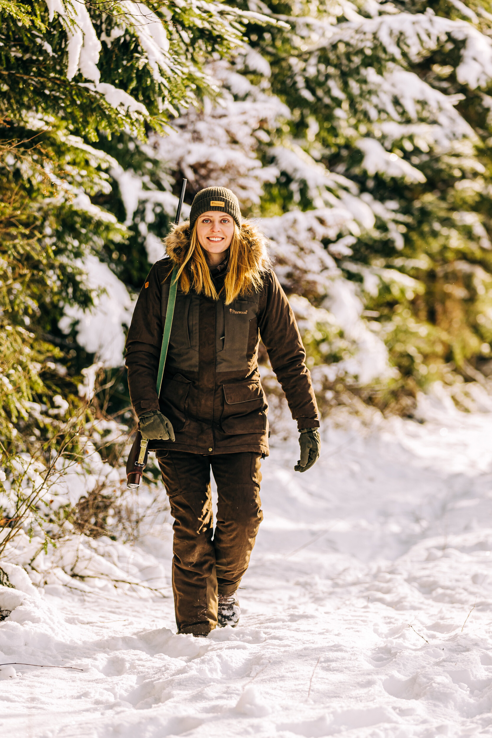 Pinewood Abisko 2.0 Winterjacke Damen (Suede Brown) Pinewood Abisko 2.0 Winterjacke Damen (Suede Brown)