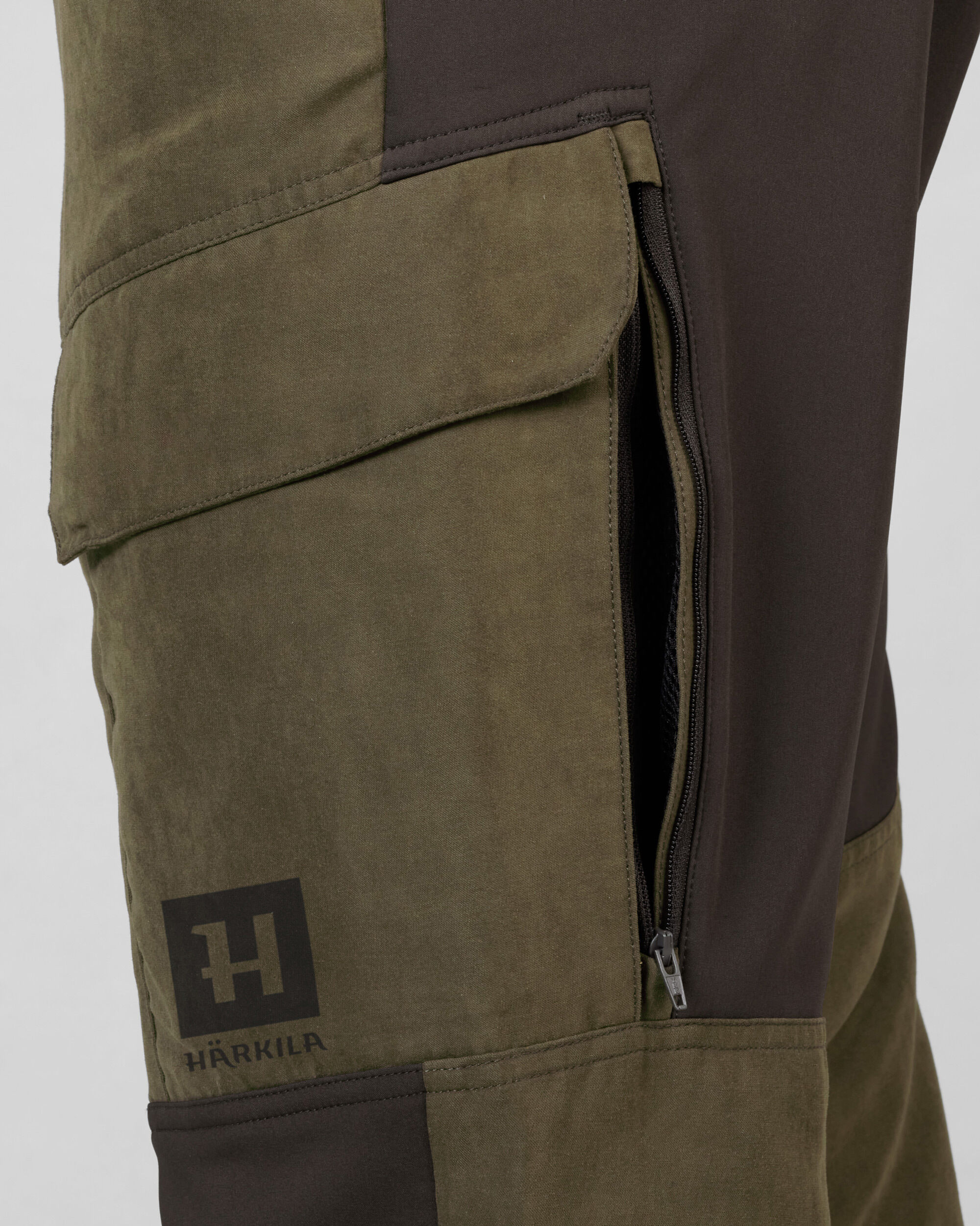 Härkila Scandinavian Hose (Willow green/Deep brown)
