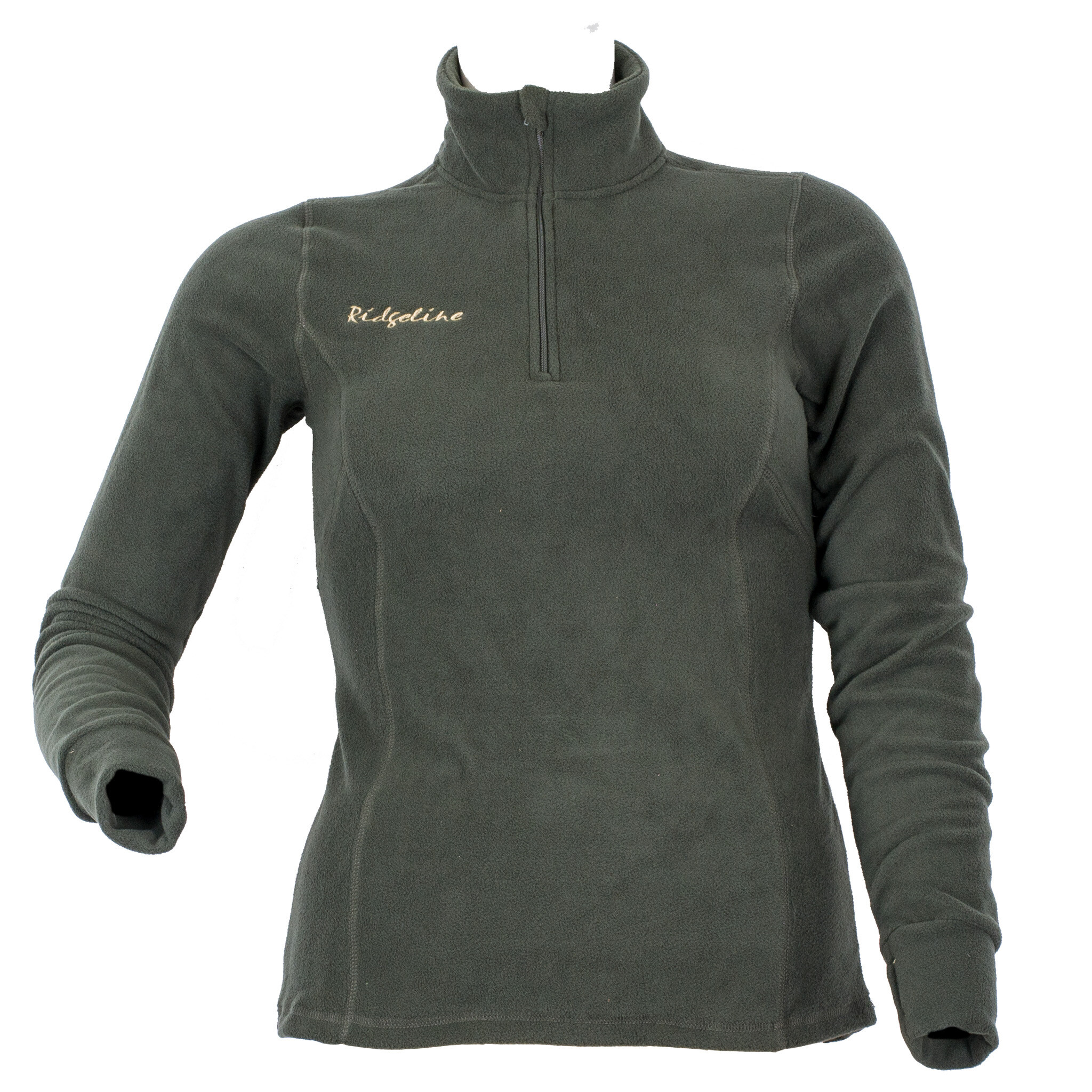 Ridgeline Ladies Alpine Longsleeve-Fleece (Olive)