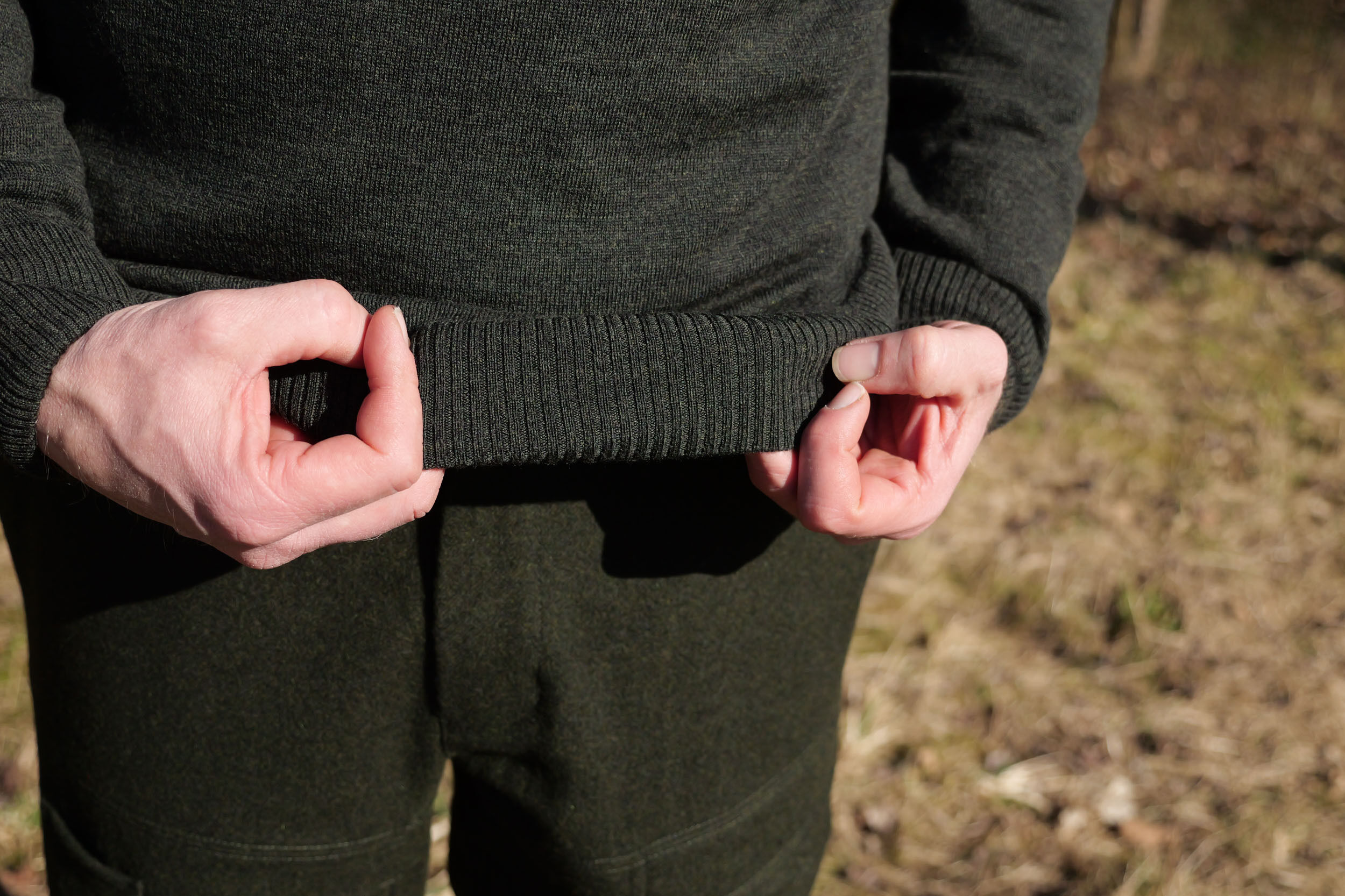Jagdhund V-Pullover Lanzenbach (Grün) Jagdhund V-Pullover Lanzenbach (Grün)