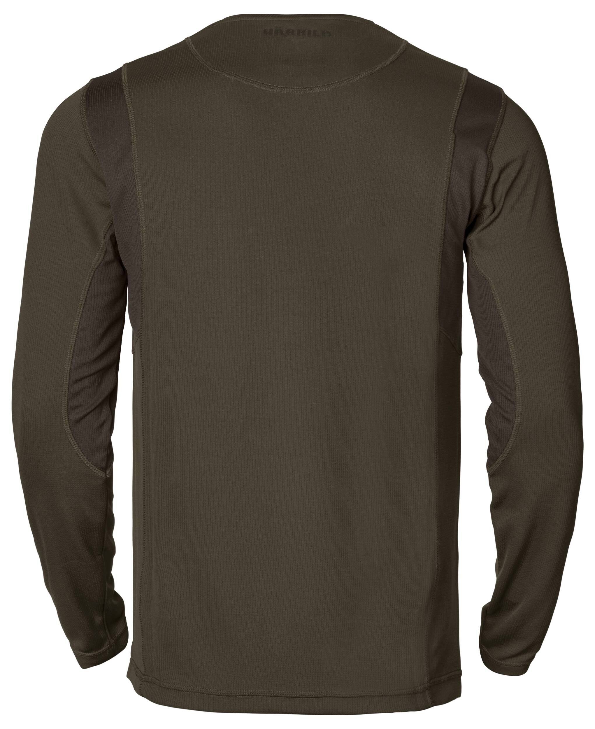 Härkila Forest Hunter L/S T-Shirt (Hunting green/Shadow brown)