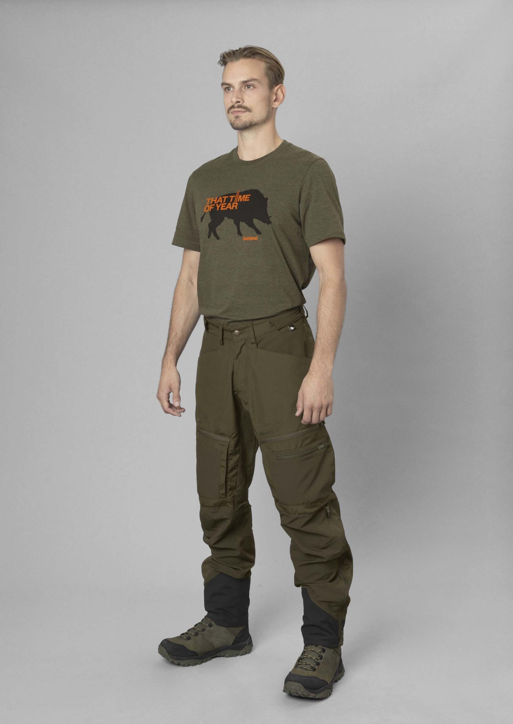 Seeland That Time T-Shirt (Pine green melange) Seeland That Time T-Shirt (Pine green melange)