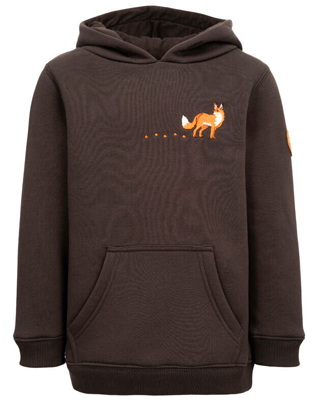 Hubertus Kinderhoodie Spurensuche (oliv/braun)