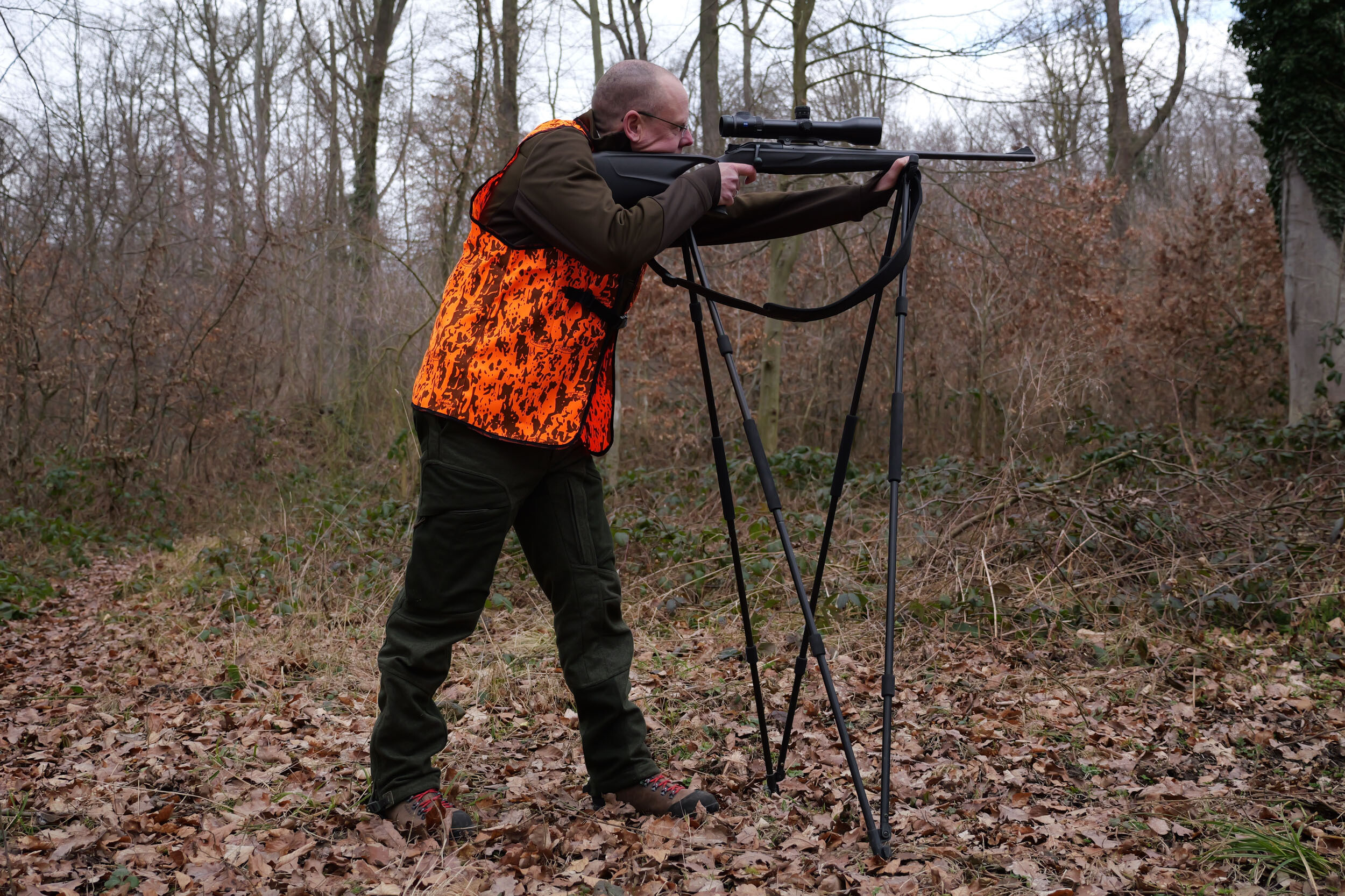 Hubertus Warnweste Drückjagd (orange) Hubertus Warnweste Drückjagd (orange)