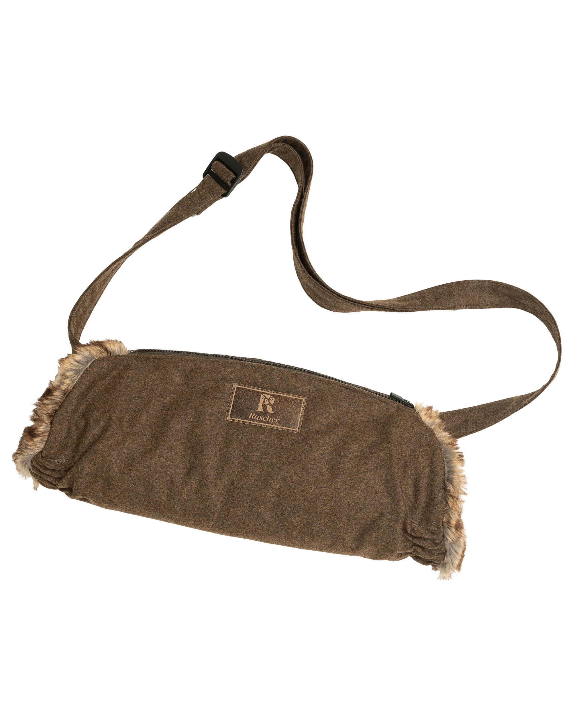 Rascher 2-in-1 Loden Muff-Sitzkissen Prestige (braun) Rascher 2-in-1 Loden Muff-Sitzkissen Prestige (braun)