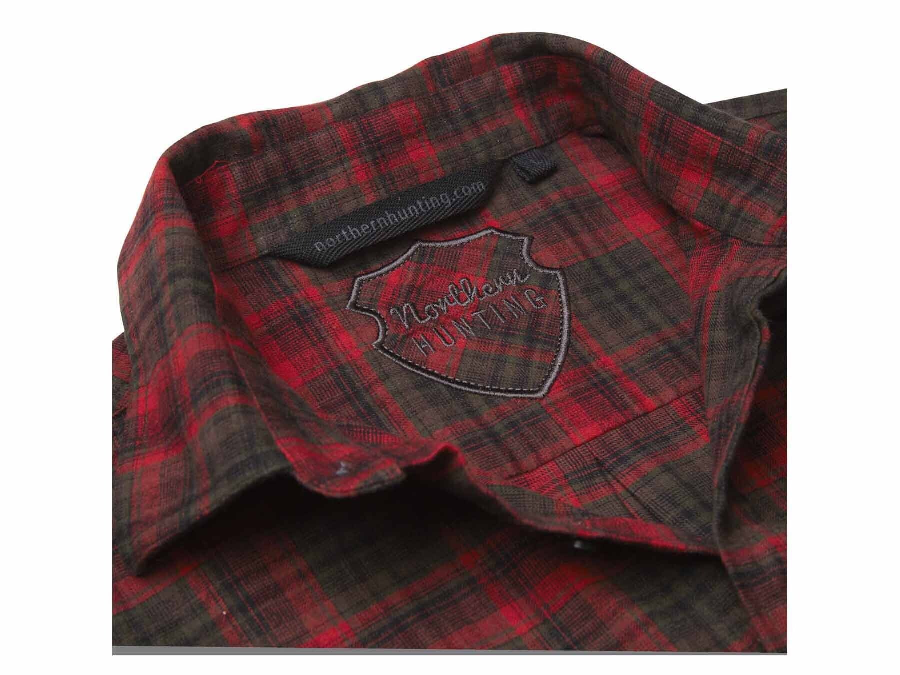 Northern Hunting Kjartan Hemd (Green/Red)