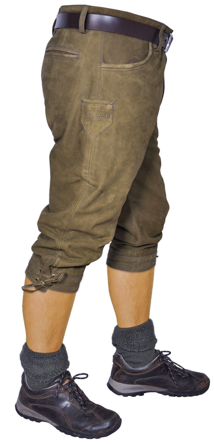 Hubertus Lederkniebundhose (oliv) Hubertus Lederkniebundhose (oliv)