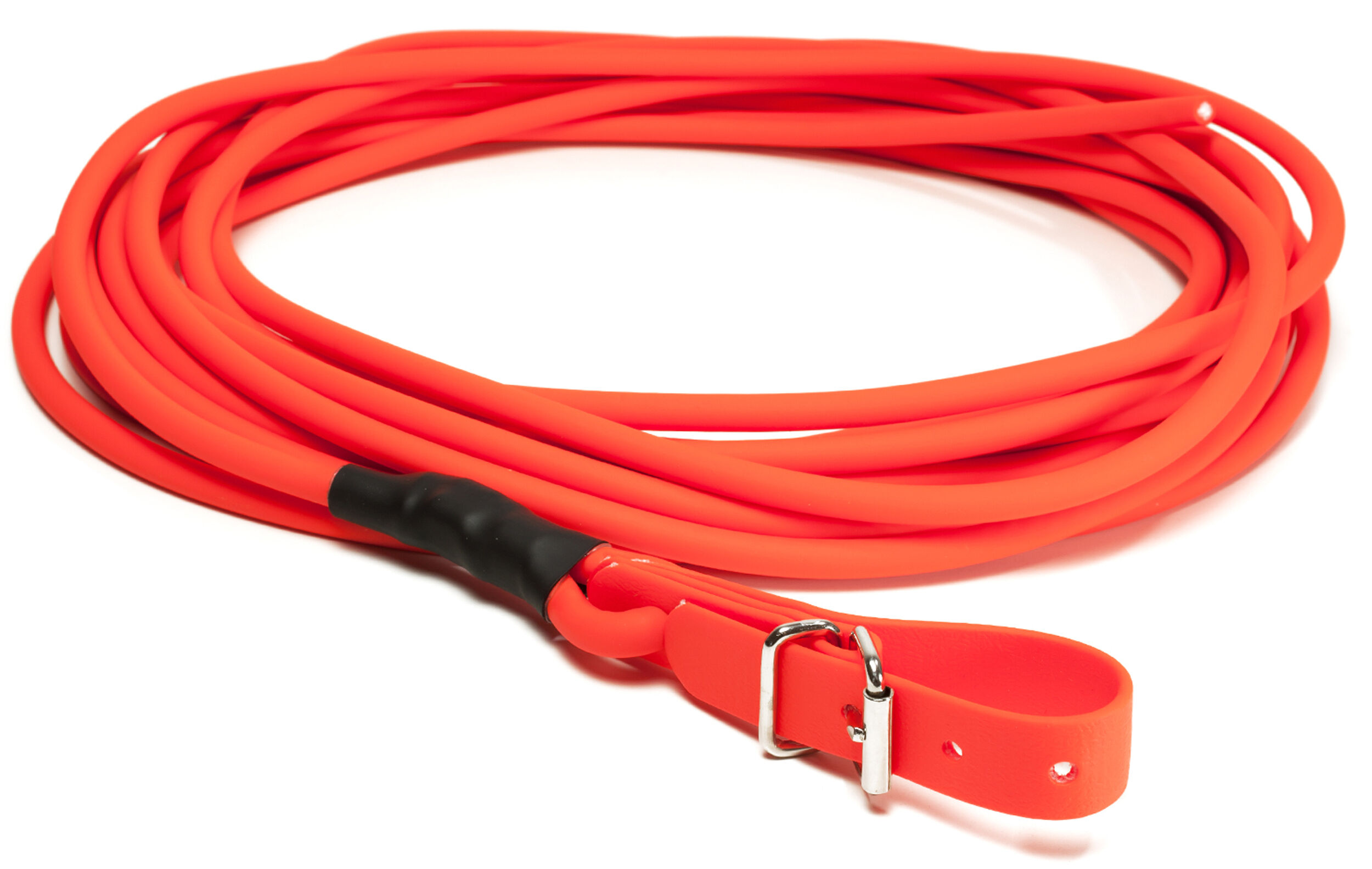 Mystique Biothane Schweißleine rund 8mm orange 10m
