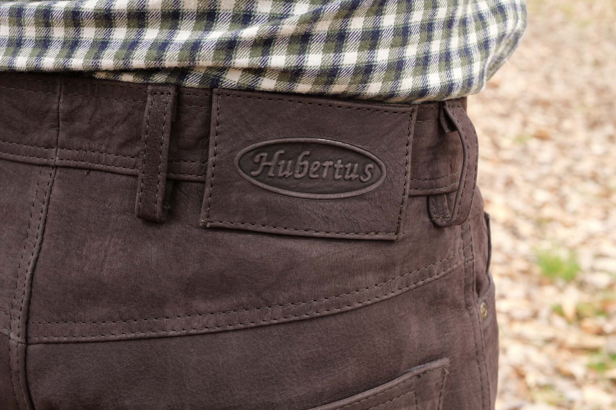 Hubertus Büffellederhose 5-Pocket (braun) Hubertus Büffellederhose 5-Pocket (braun)