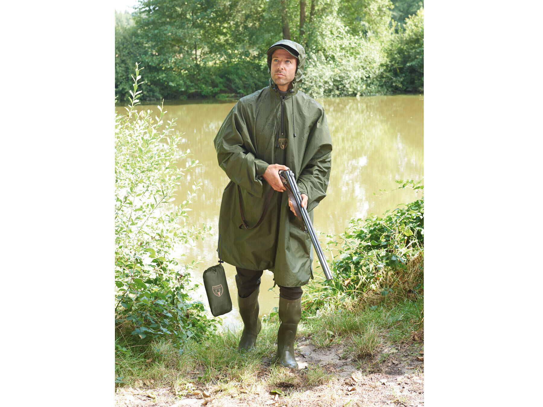 Hubertus Regenponcho (oliv) Hubertus Regenponcho (oliv)