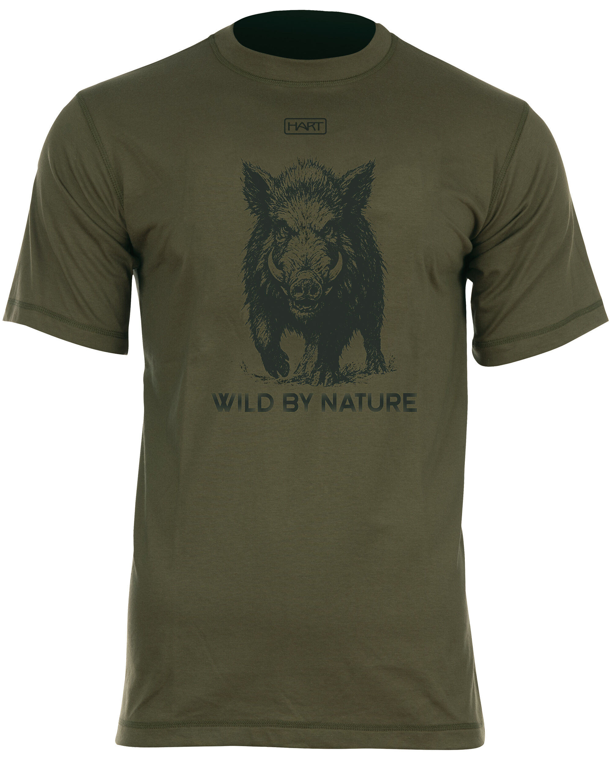 Hart T-Shirt Ground Wildschwein (Grün)