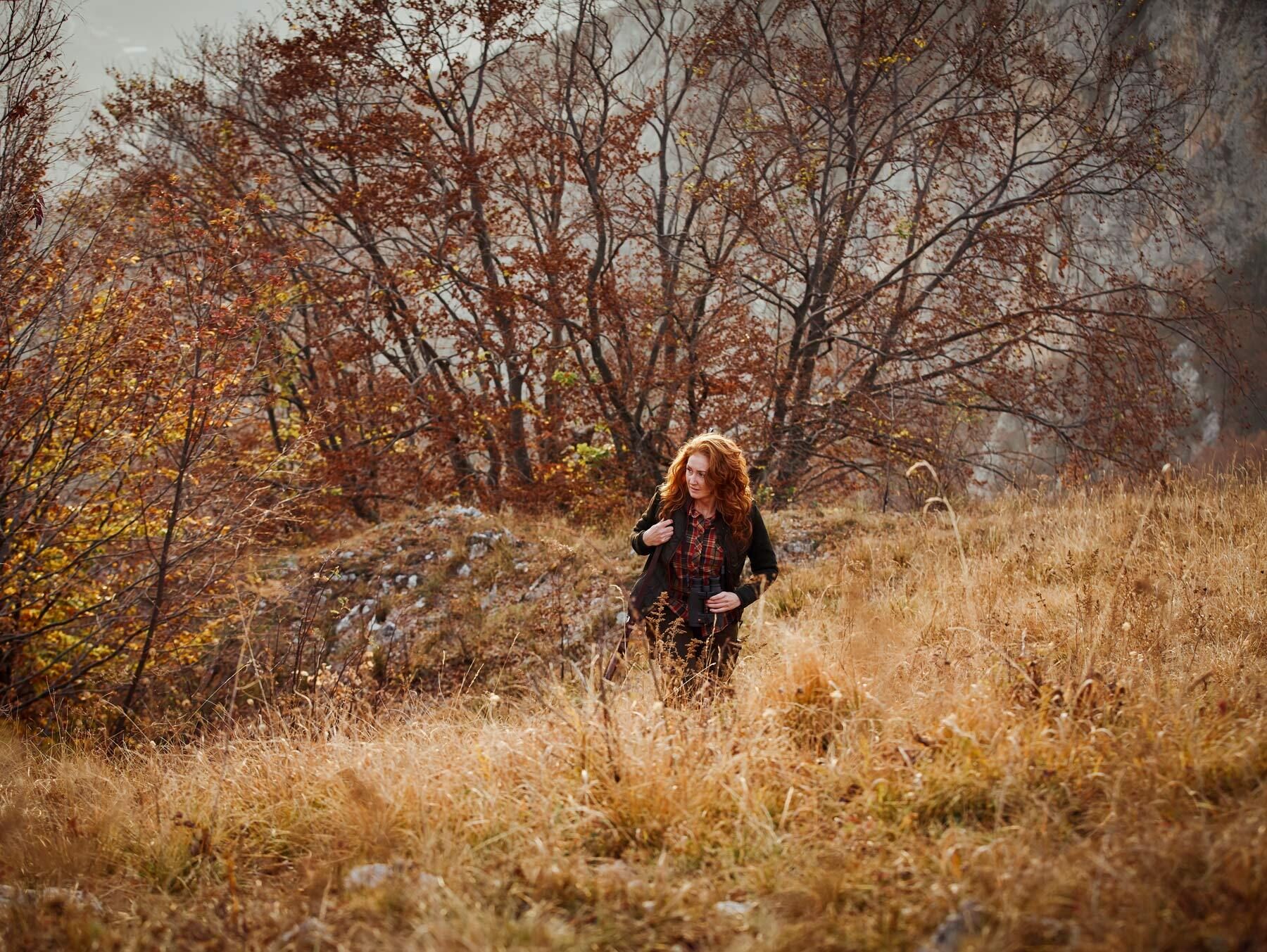 Deerhunter Lady Athena Bluse (Orange Check) Deerhunter Lady Athena Bluse (Orange Check)
