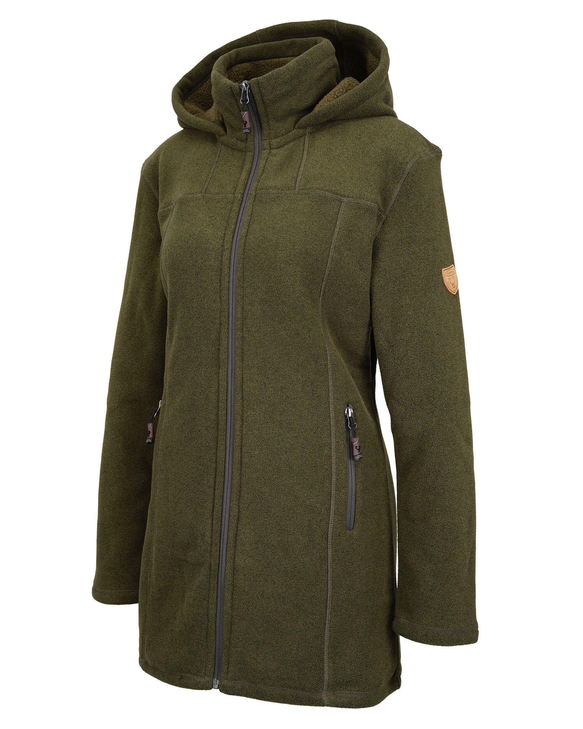 Hubertus Damen-Fleecejacke Polar (dkl.-oliv)