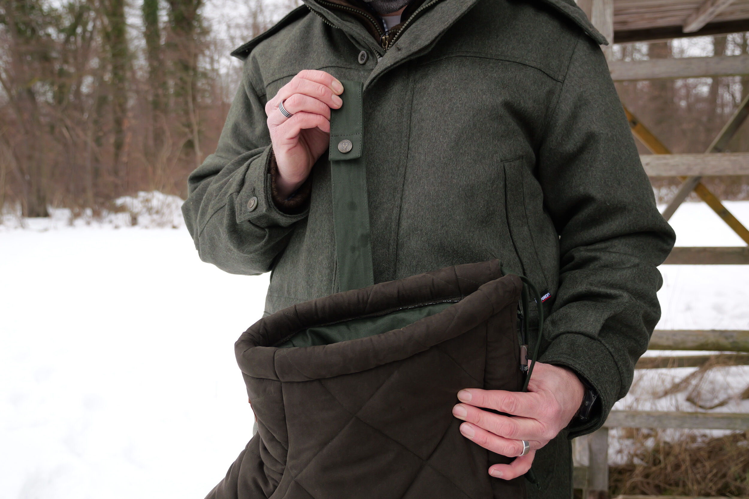 Hubertus Thermo-Ansitz-Überschuh