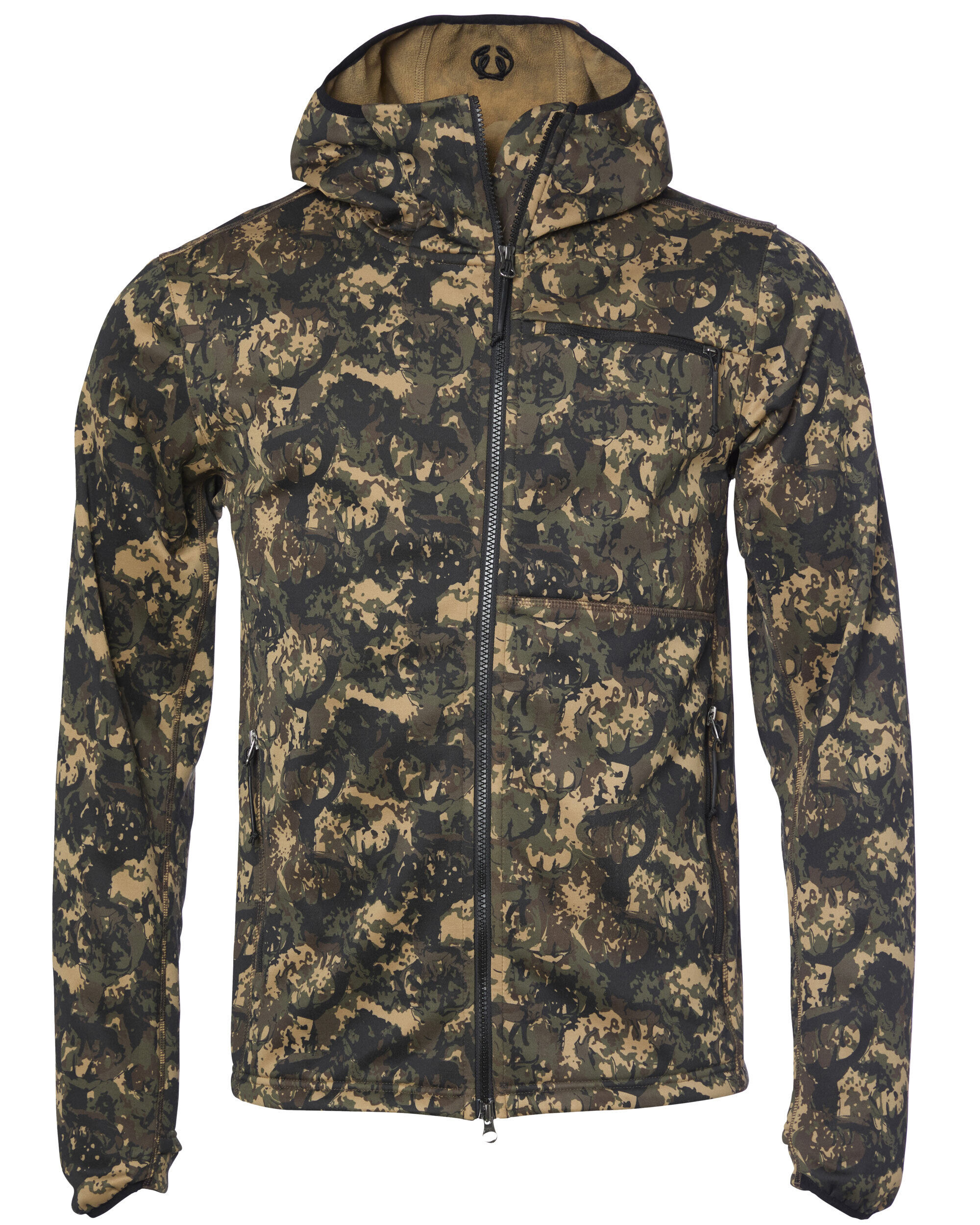 Chevalier Hunter Stretch Zip Hoodie (Antler Camouflage)