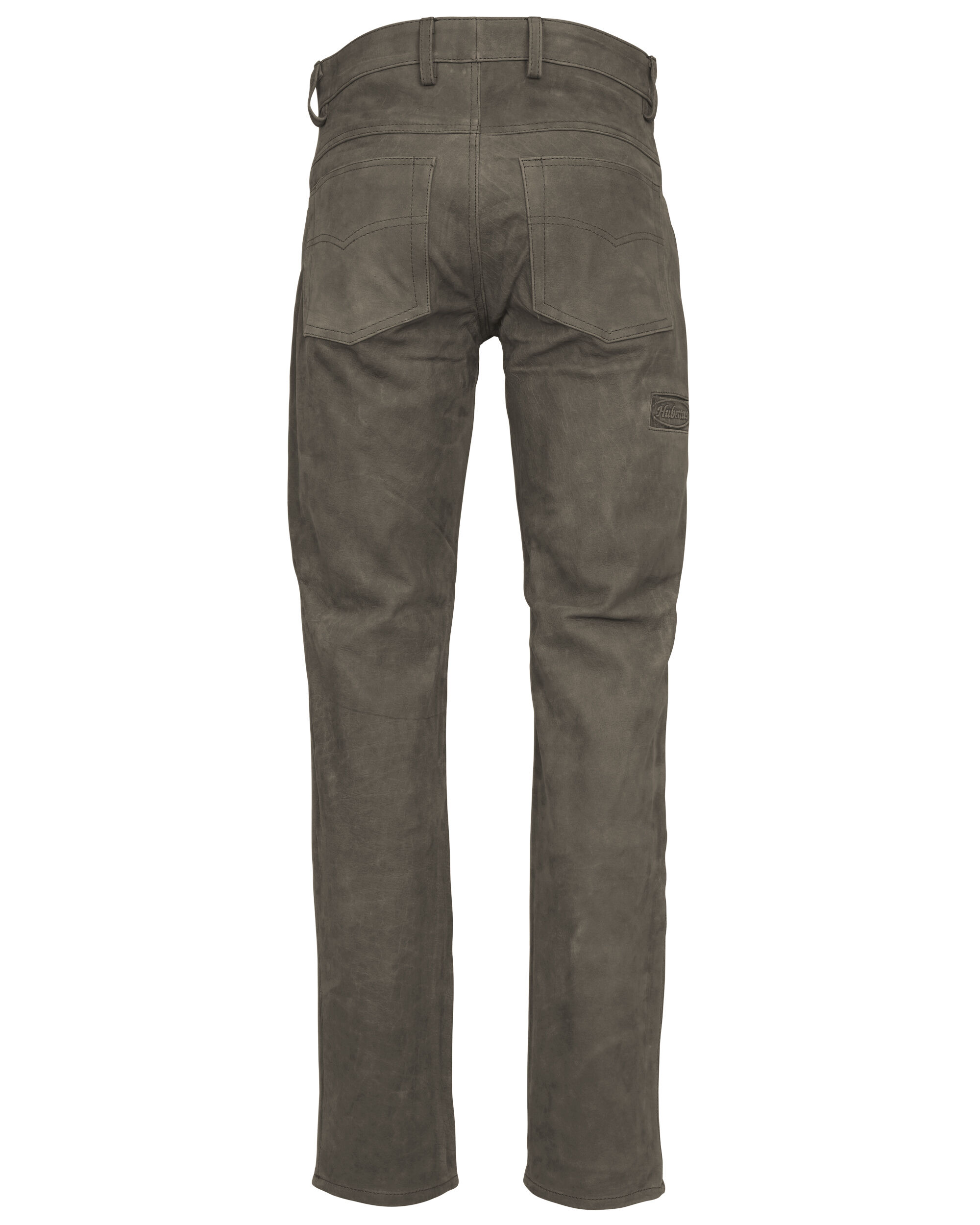 Hubertus Five-Pocket Lederhose Trapper (oliv)