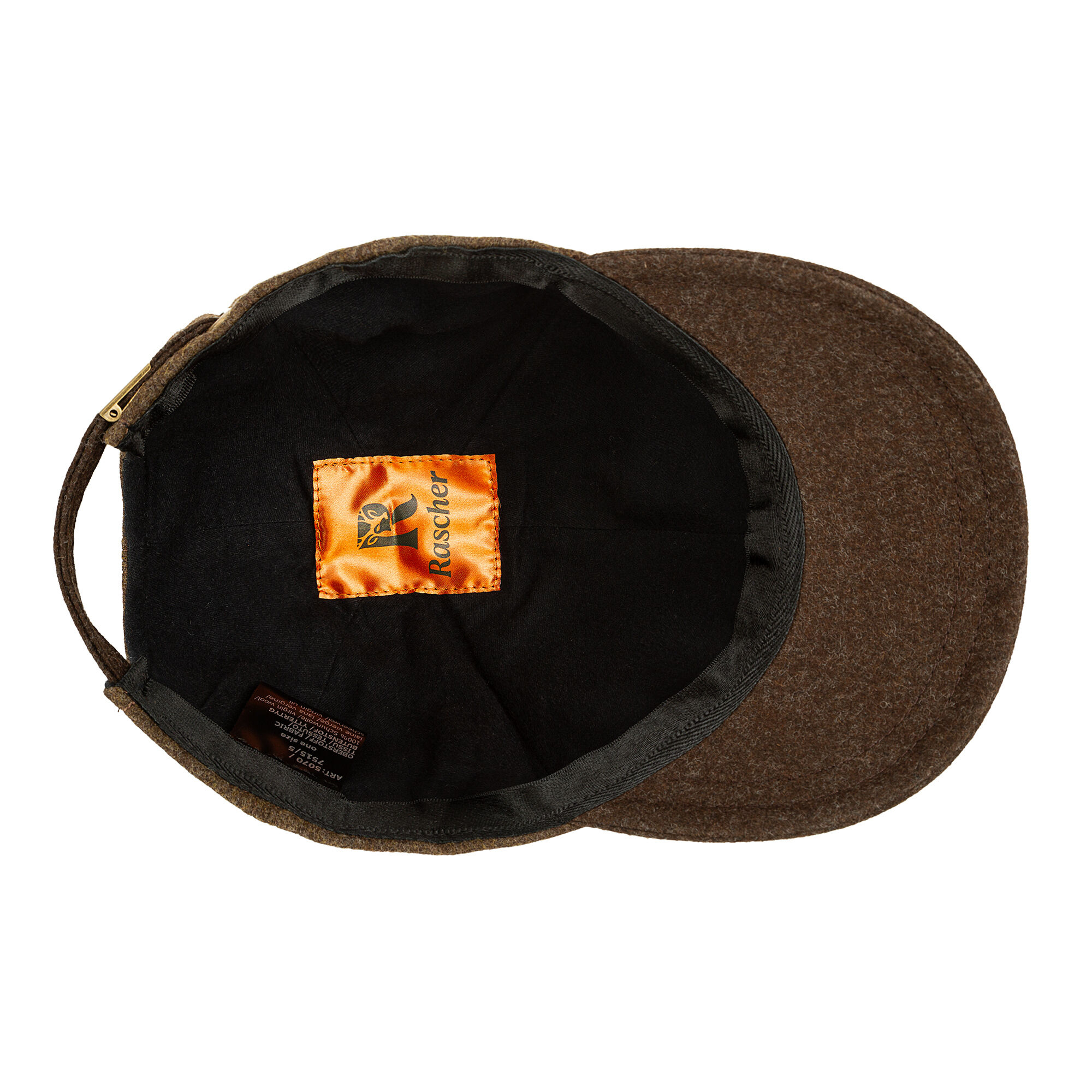 Rascher Loden-Cap Prestige 2-farbig (braun)