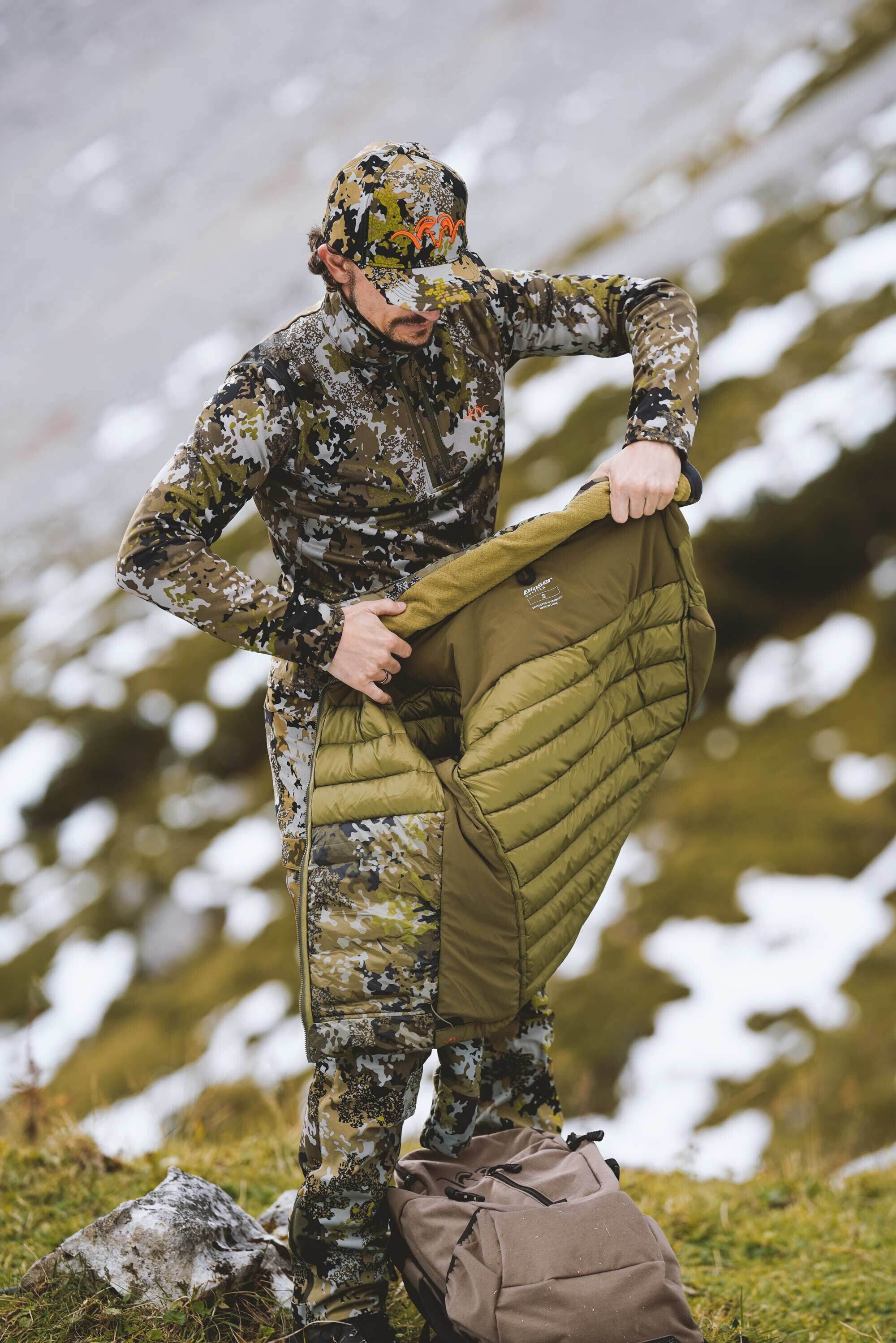 Blaser Drain Midlayer Halfzip (HunTec Camo)
