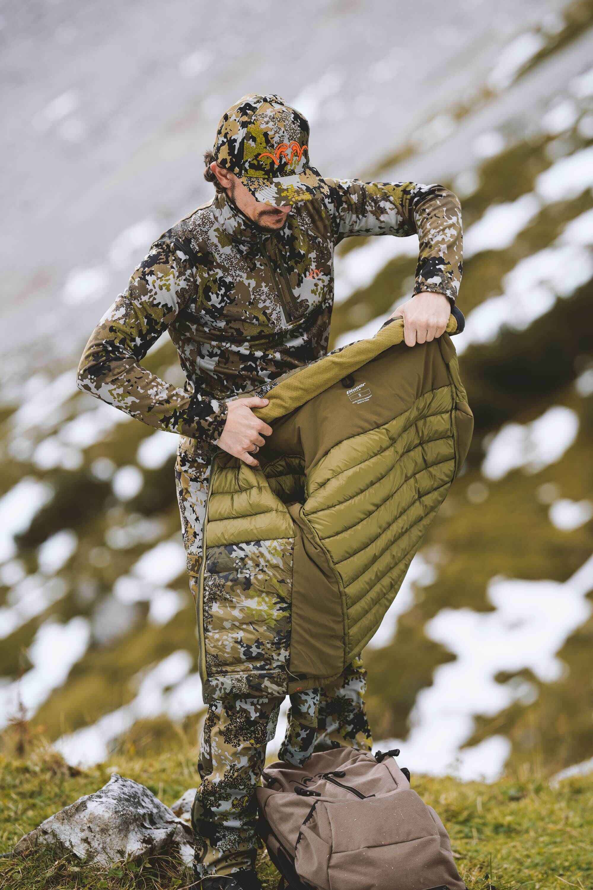 Blaser Drain Midlayer Halfzip (HunTec Camo) Blaser Drain Midlayer Halfzip (HunTec Camo)